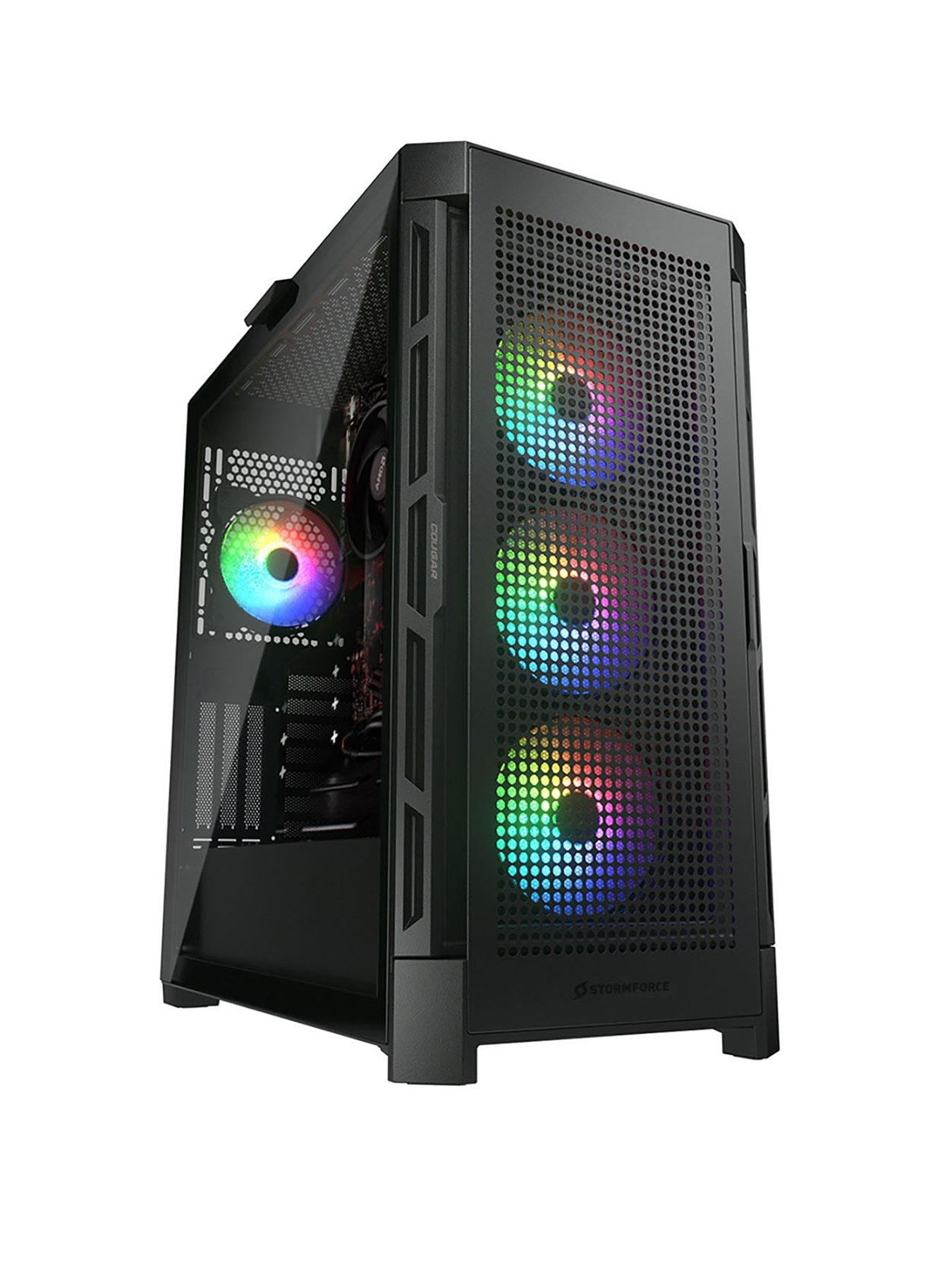 Image 3 of 8 of Stormforce Crystal Gaming Desktop - RTX 4070,&nbsp;Intel Core i7 12700F, 16GB RAM, 1TB SSD