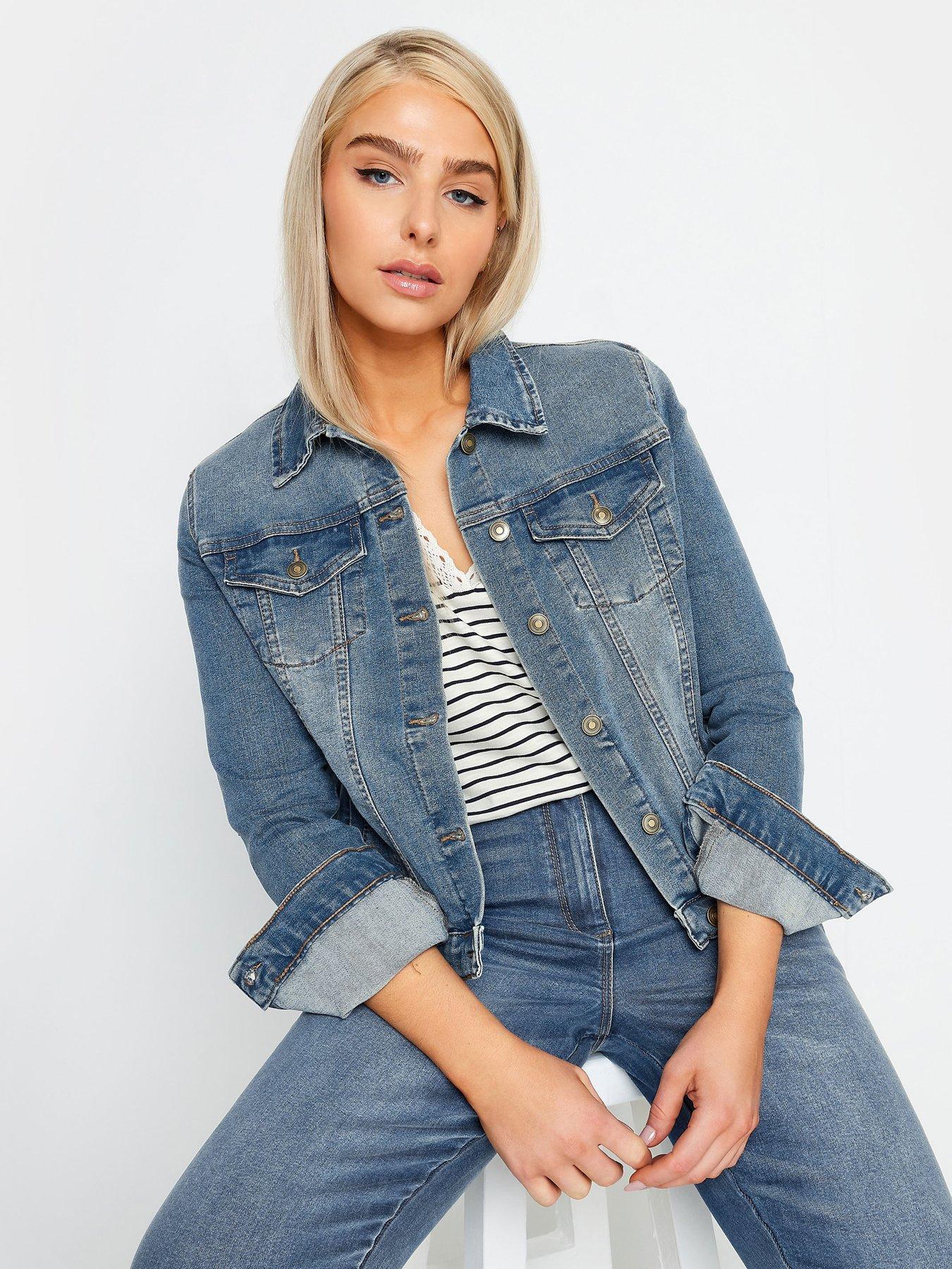 M Co Mid Wash Denim Jacket Very