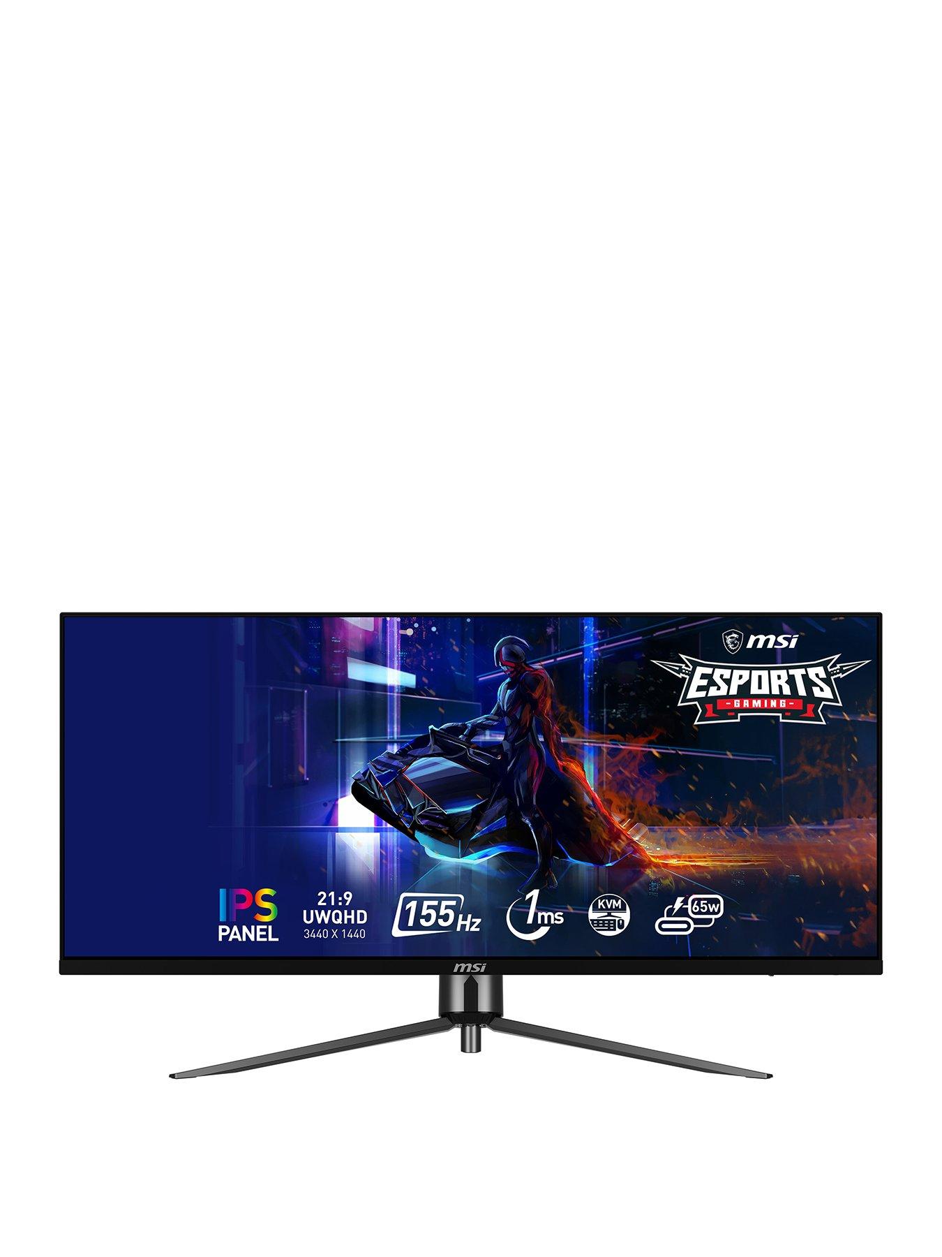 Image 1 of 7 of MSI MAG 401QR 40in - UWQHD - 155Hz - IPS - AMD Freesync Premium - HDR 400 Flat Gaming Monitor