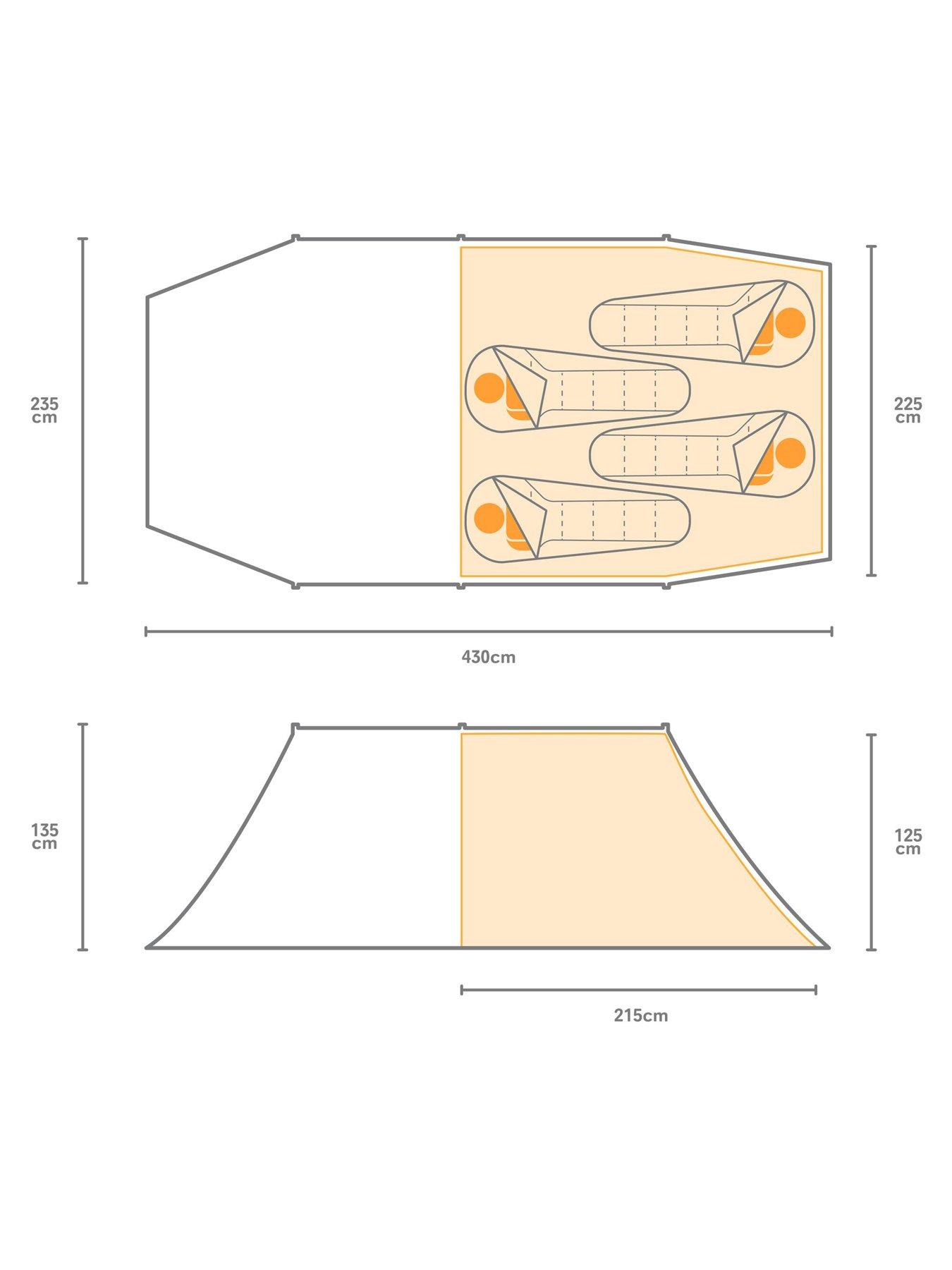 Image 7 of 7 of Regatta Montegra 4-Person Tent
