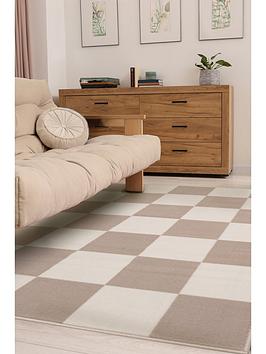 Product photograph of Very Home Damier Maestro Rug 160x230 from very.co.uk