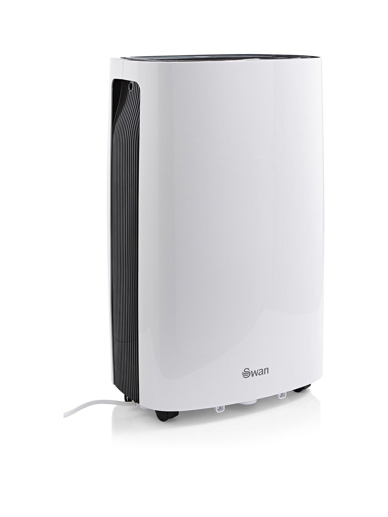 Swan Sh16810N 20 Litre Dehumidifier With Led Display, Auto Shut Off, 24 Hour Timer, White