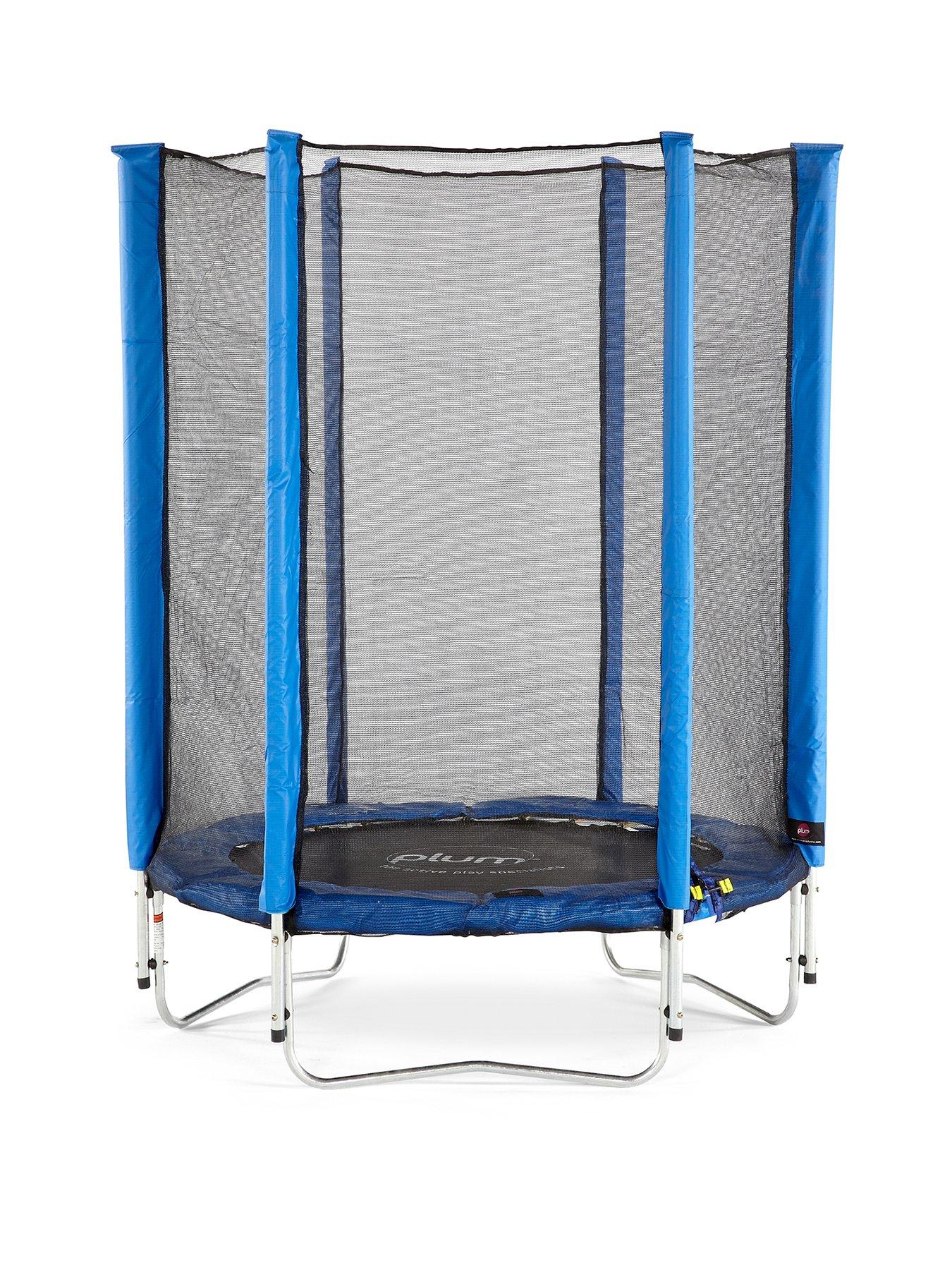 Plum Junior Springsafe 4ft Trampoline  &  Enclosure - Blue