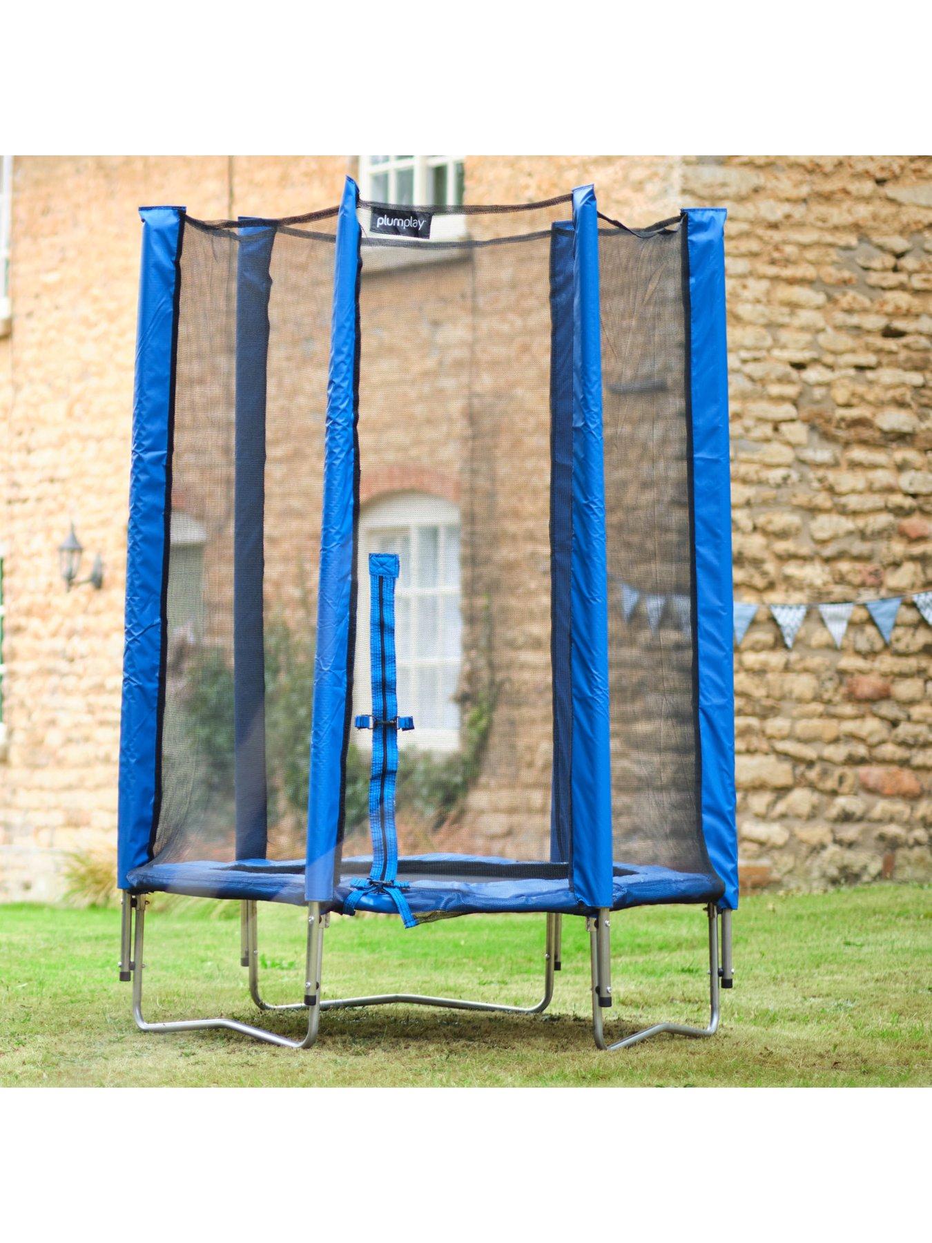 Plum Junior Springsafe Trampoline & Enclosure - Blue | Very.co.uk