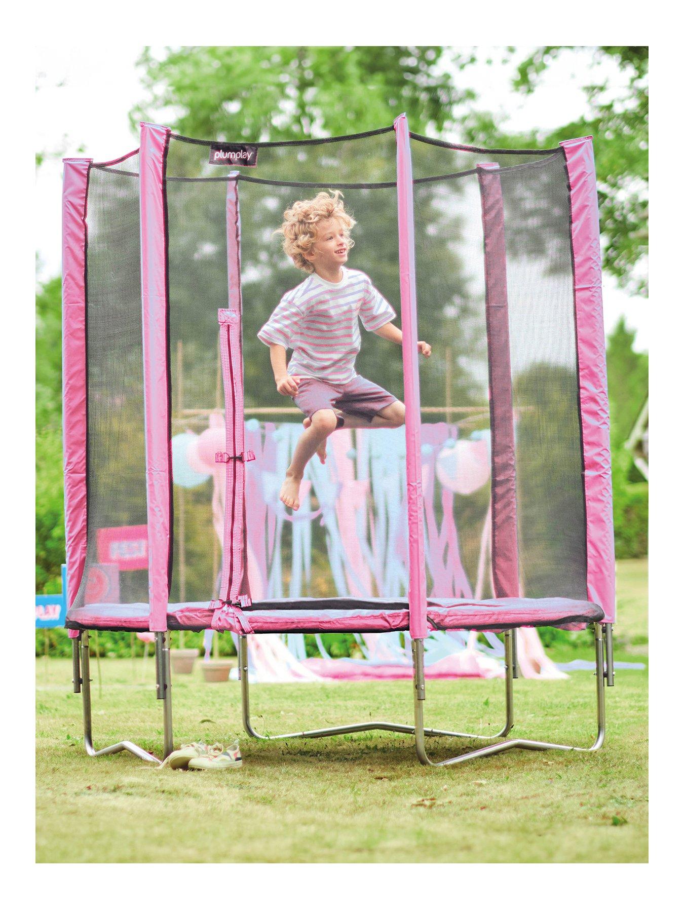 Pink best sale trampoline smyths