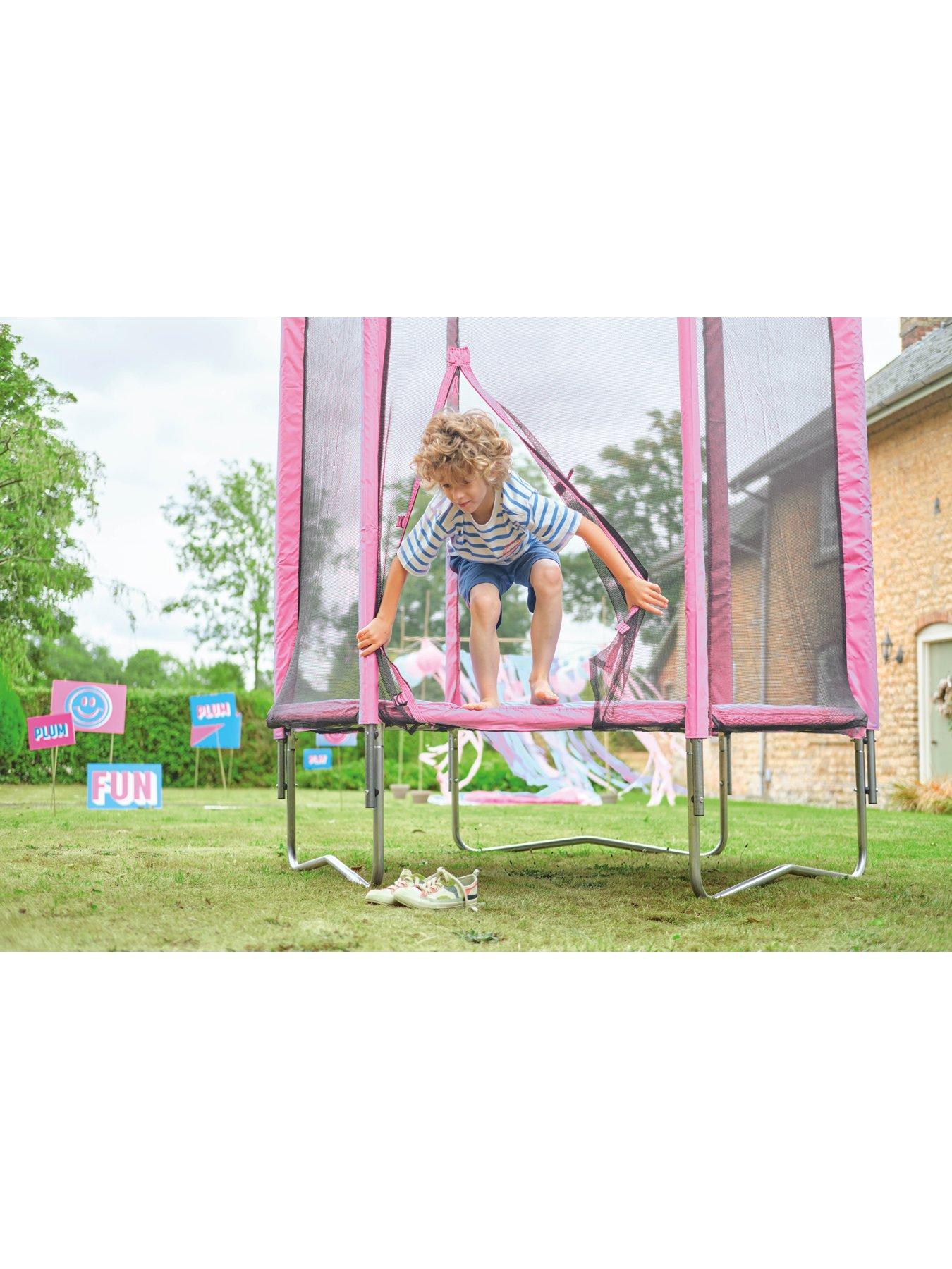 Plum 6ft Springsafe Trampoline Enclosure Pink Very