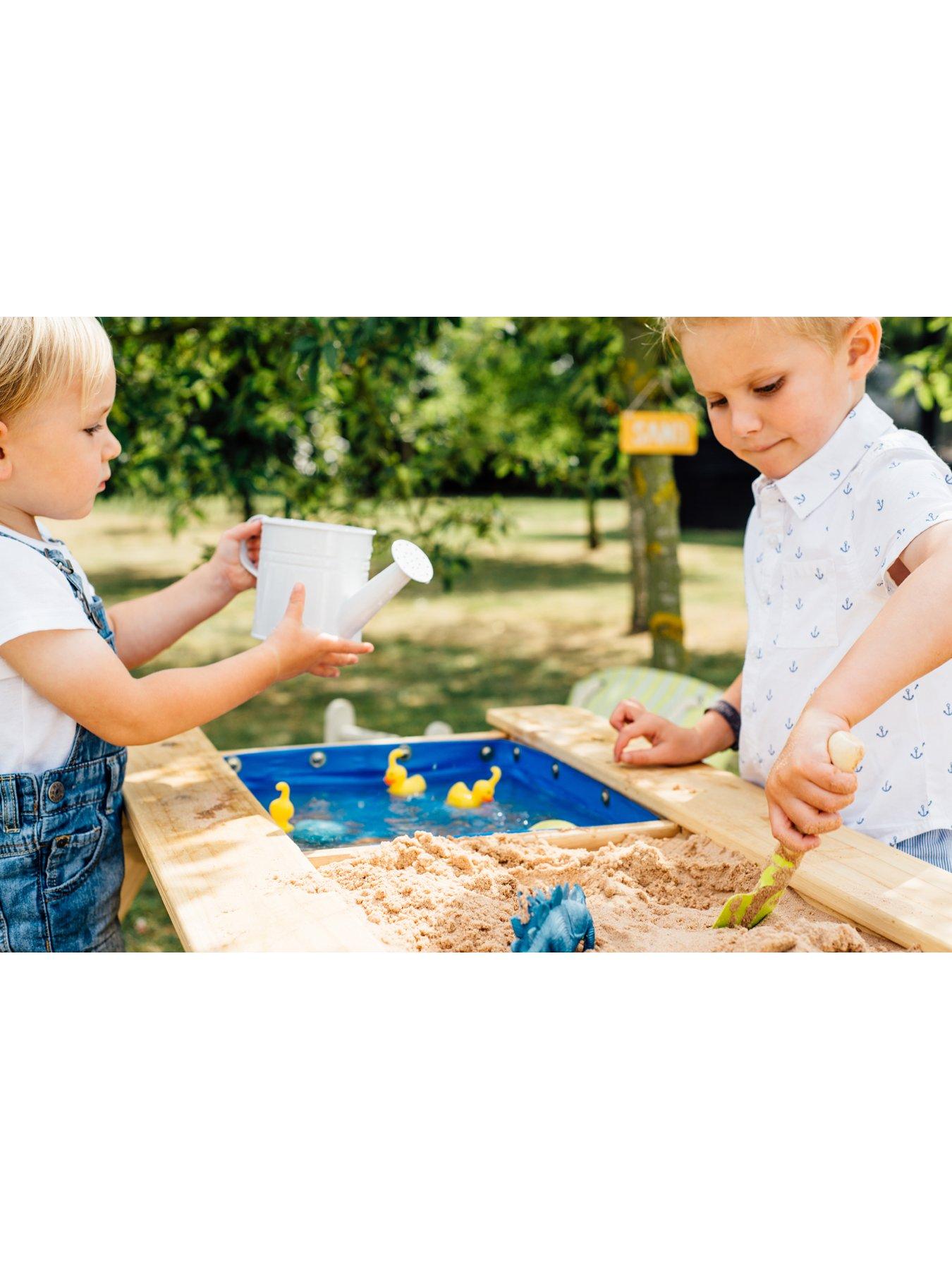 Plum Surfside Wooden Sand & Water Picnic Table Natural Very.co.uk