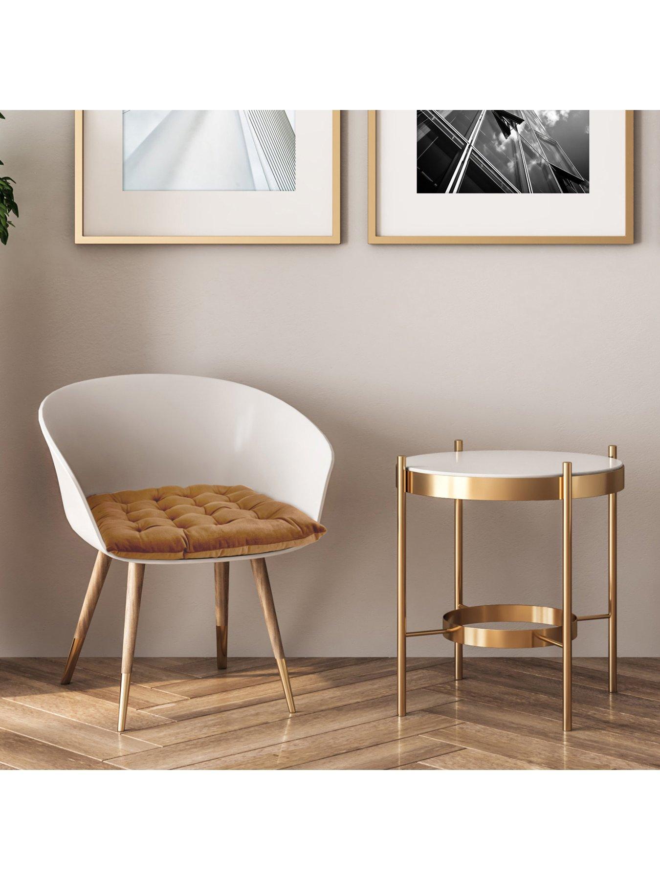 Velvet Seat Pad Pair