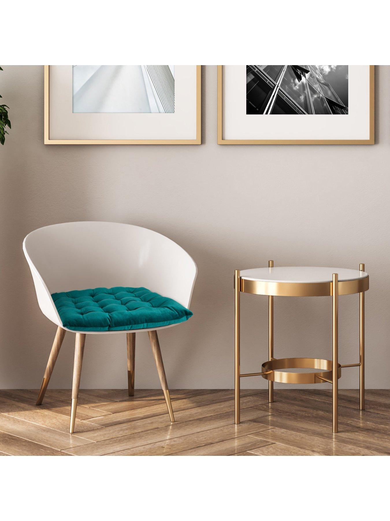 Product photograph of Velvet Seat Pad Pair from very.co.uk