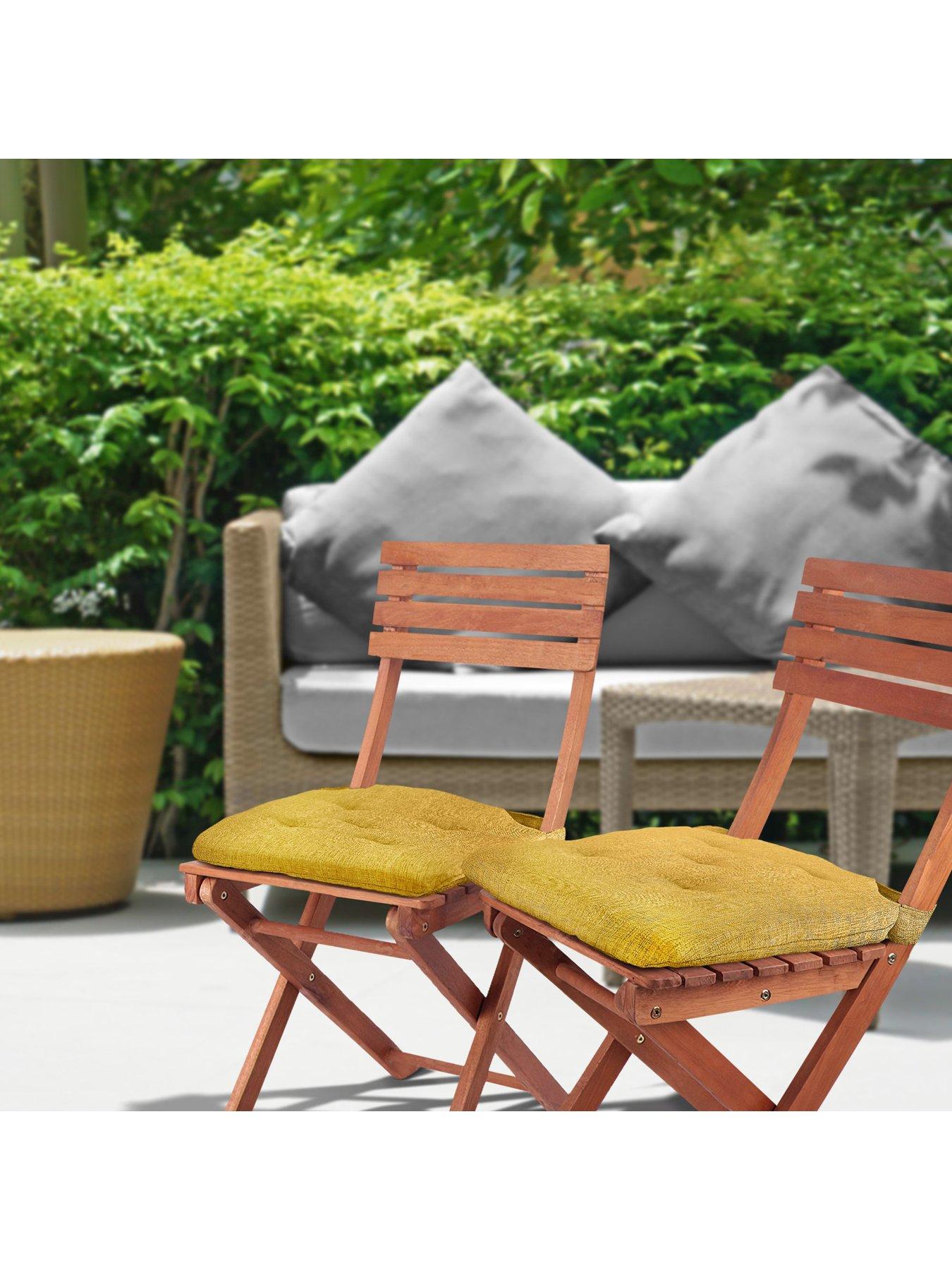 Indoor/Outdoor Seat Pad Pair
