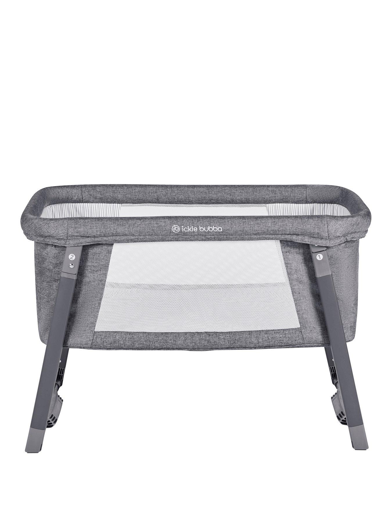 Mini hotsell crib grey