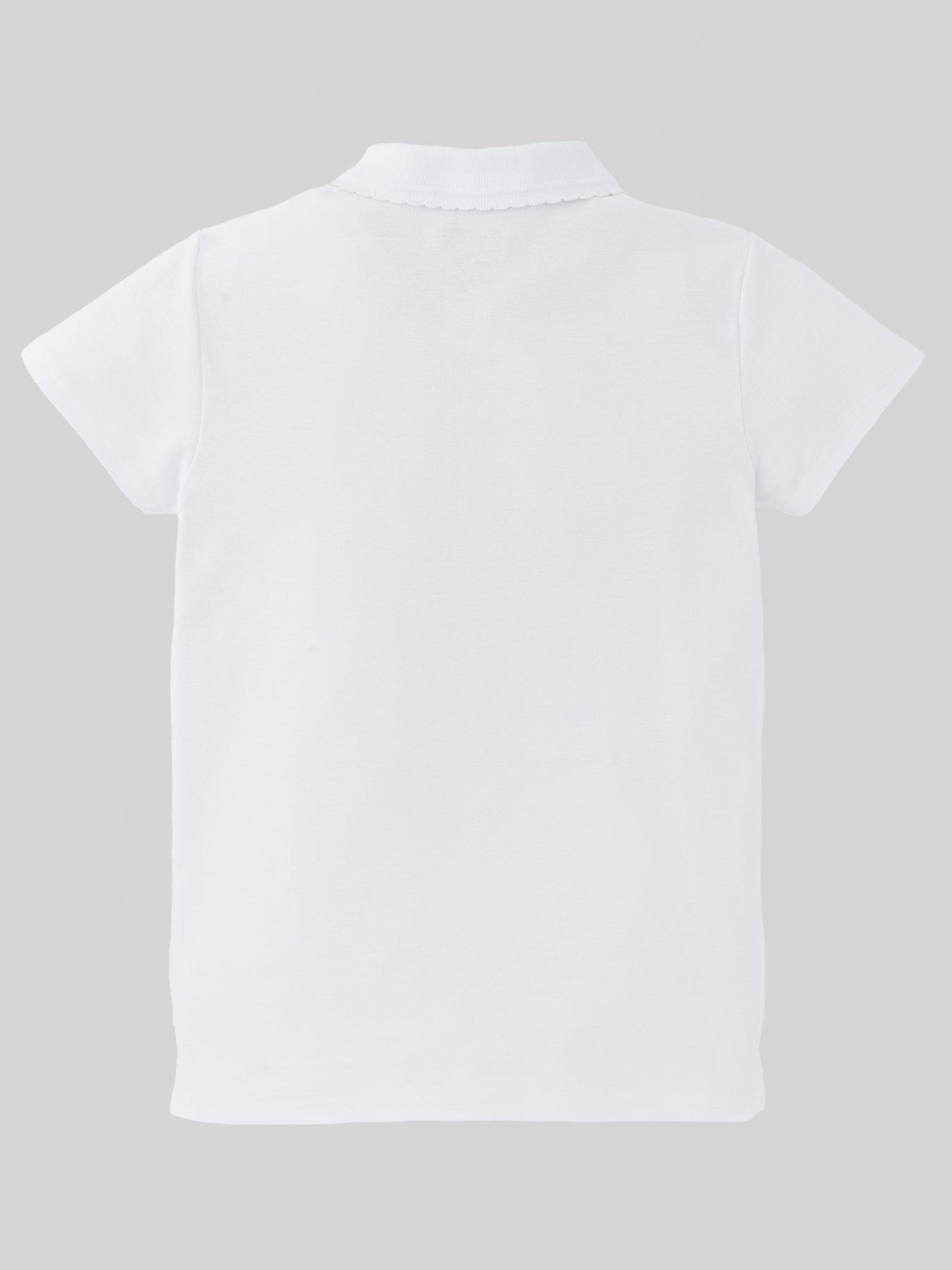 Image 3 of 6 of Everyday Girls 3 Pack School Polo Tops - White