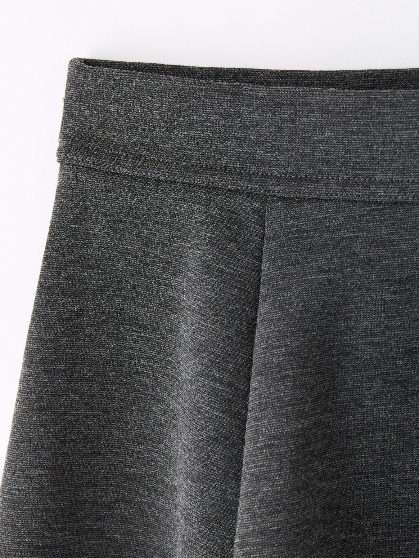 Image 5 of 7 of The Very Collection Girls 2 Pack Jersey Skater Skirts - Grey