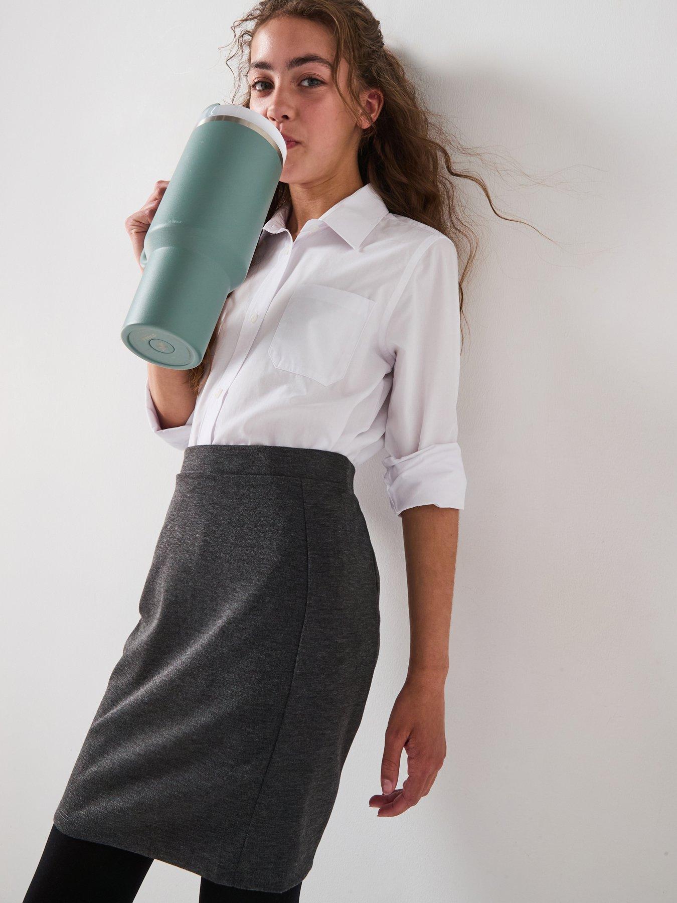 The Very Collection Girls Pack Jersey Tube Skirts Grey Very