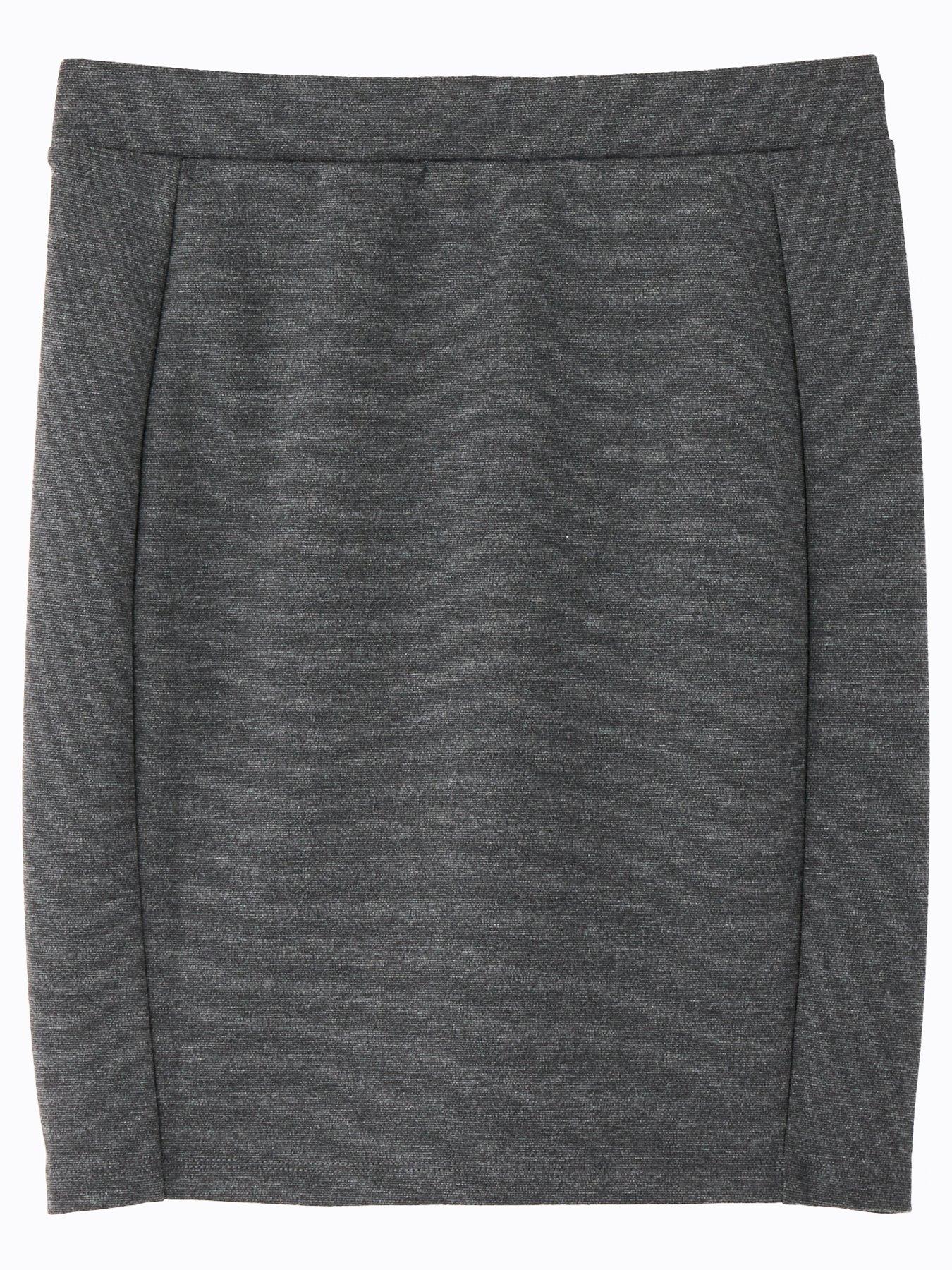Image 3 of 7 of The Very Collection Girls 2 Pack Jersey Tube Skirts - Grey