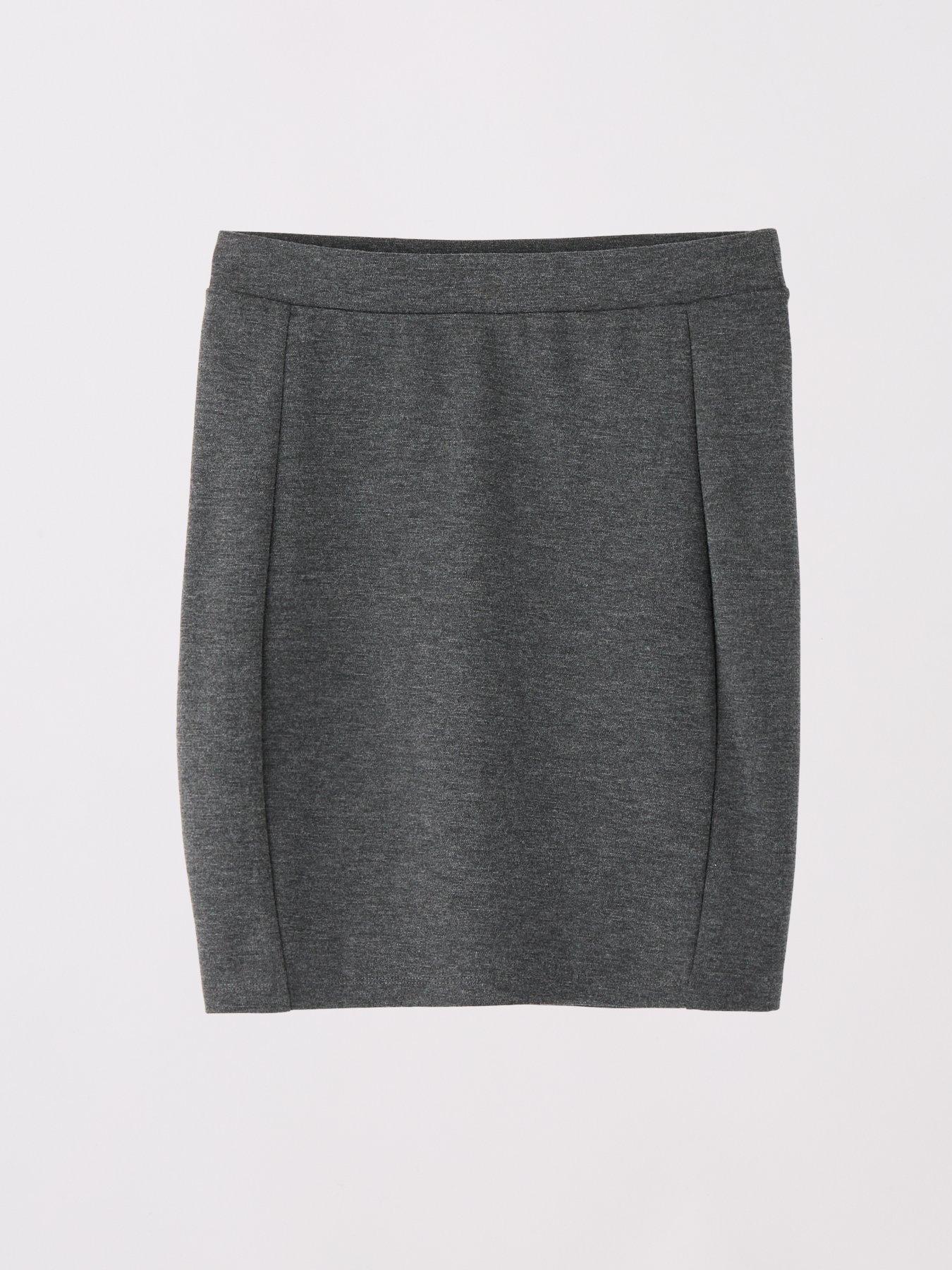 Image 4 of 7 of The Very Collection Girls 2 Pack Jersey Tube Skirts - Grey