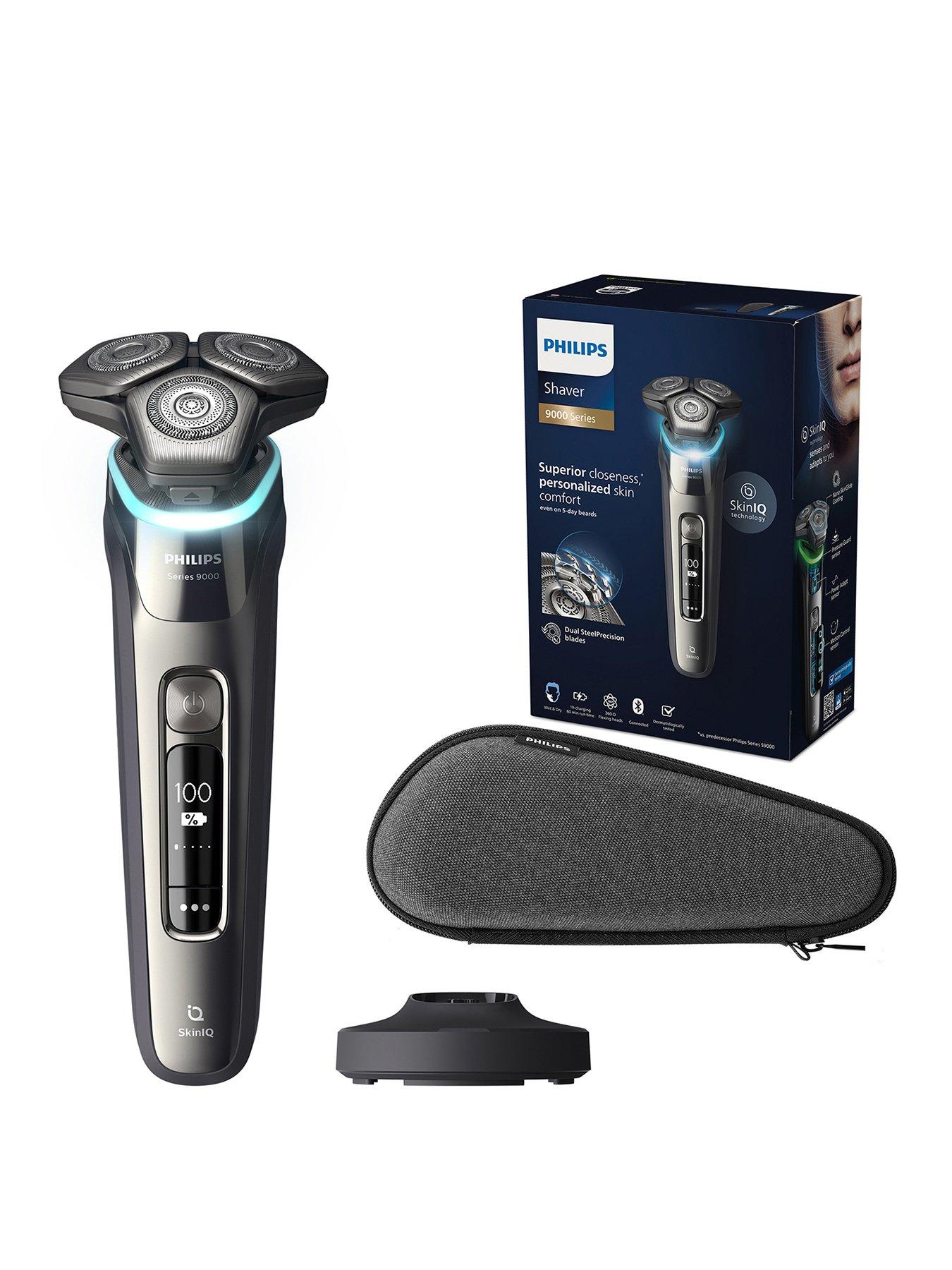 undefined Series 9000 Wet  &  Dry Electric Shaver with SkinIQ technology, with Charging stand and Travel case S9974/35