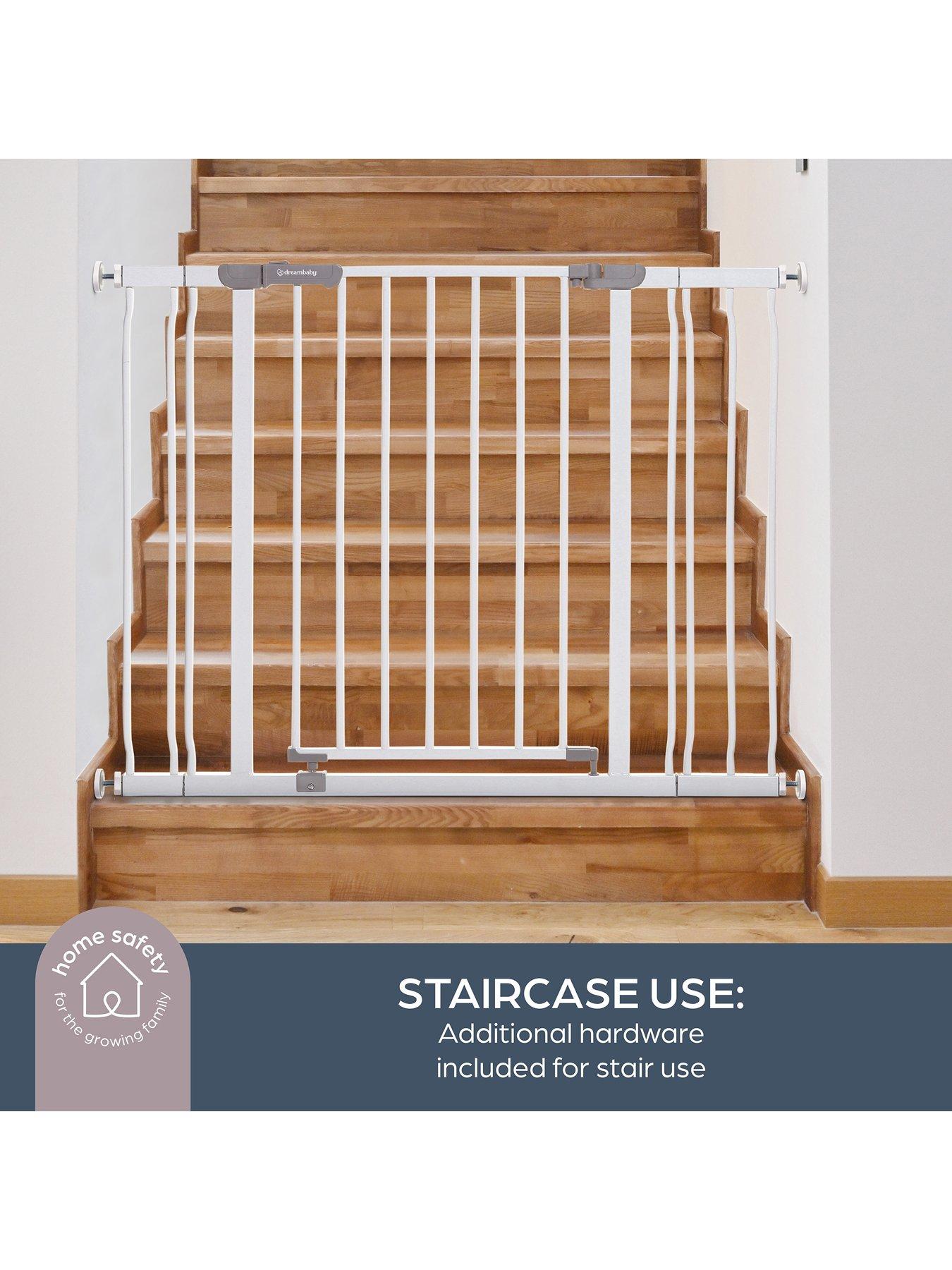 undefined Ava Gate with 1 x 9cm and 1 x 18cm Extension - White