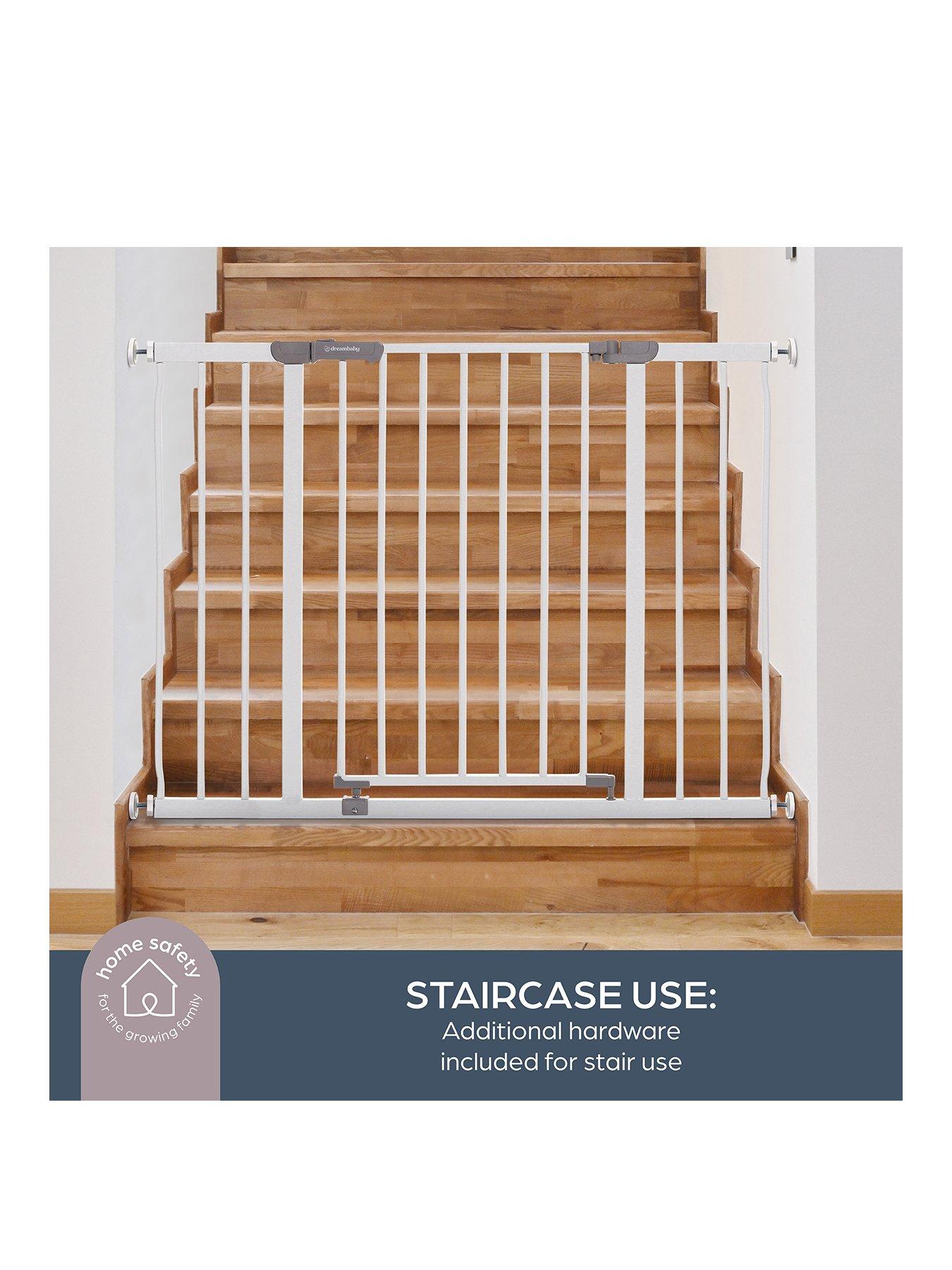 Image 3 of 7 of Dreambaby Ava Wide Gate with 1 x 9cm and 1 x 18cm Extension&nbsp;- White