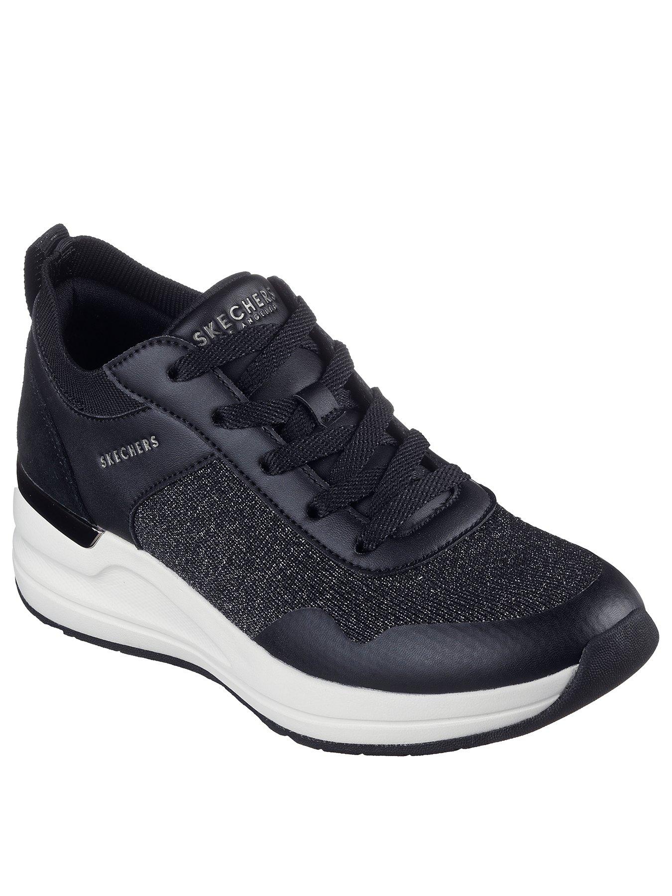 Skechers fashion fit wedge trainer online