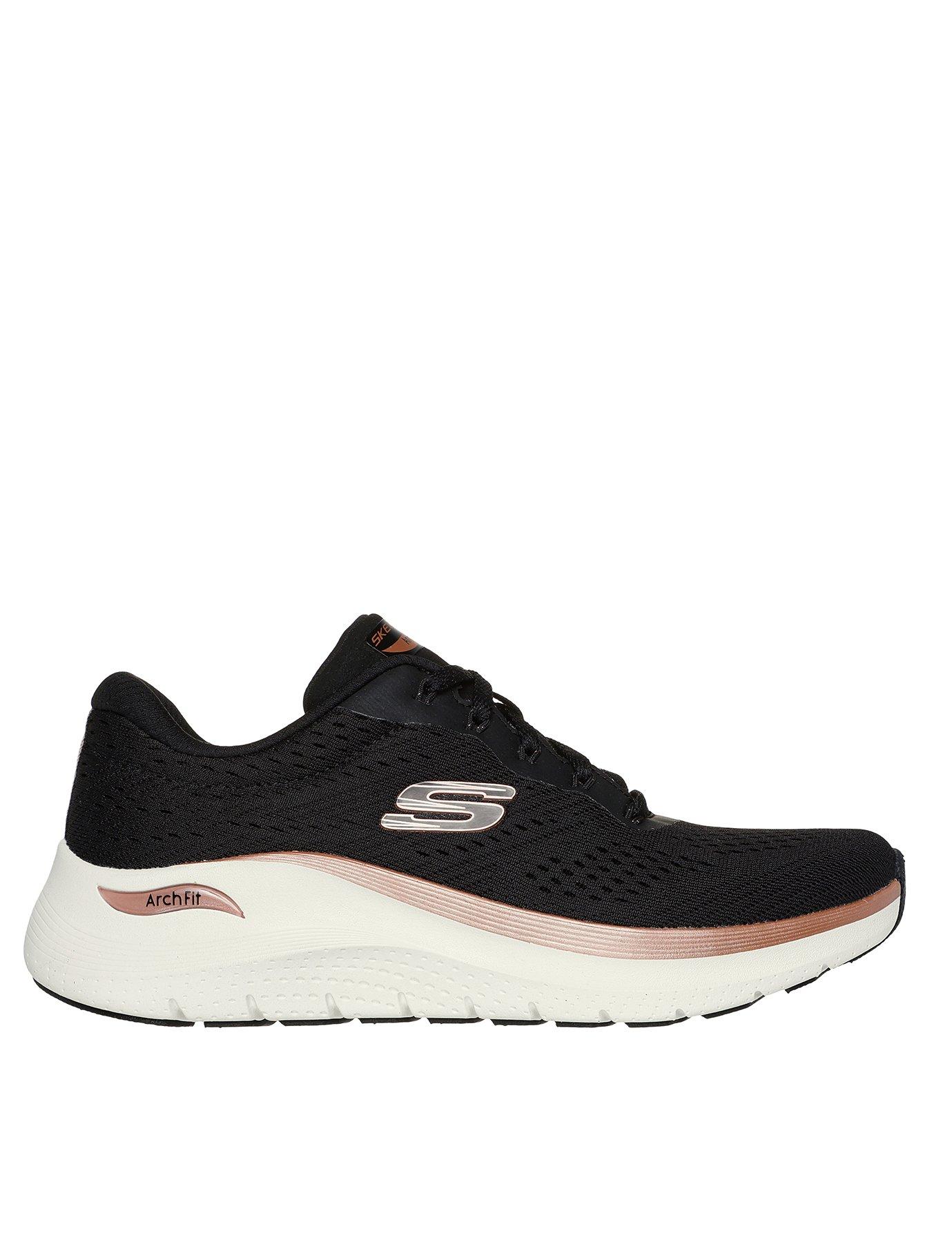 undefined Arch Fit 2.o Glow The Distance Lace-up Trainer - Black