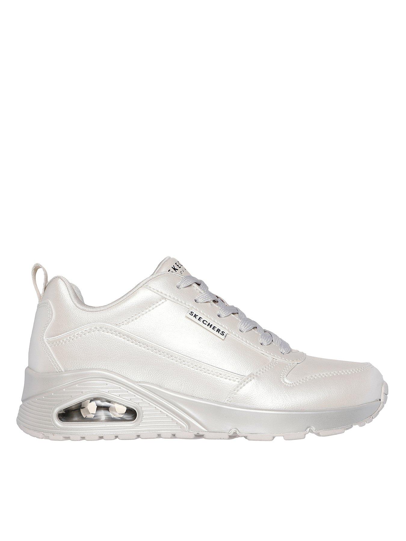 Skechers metallic trainers online