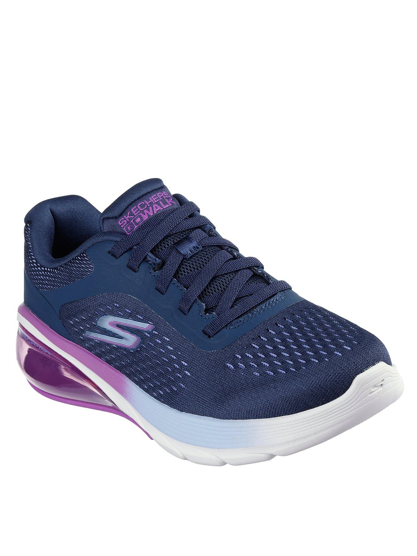 Engineered Mesh Bungee Ombre Trainers Navy