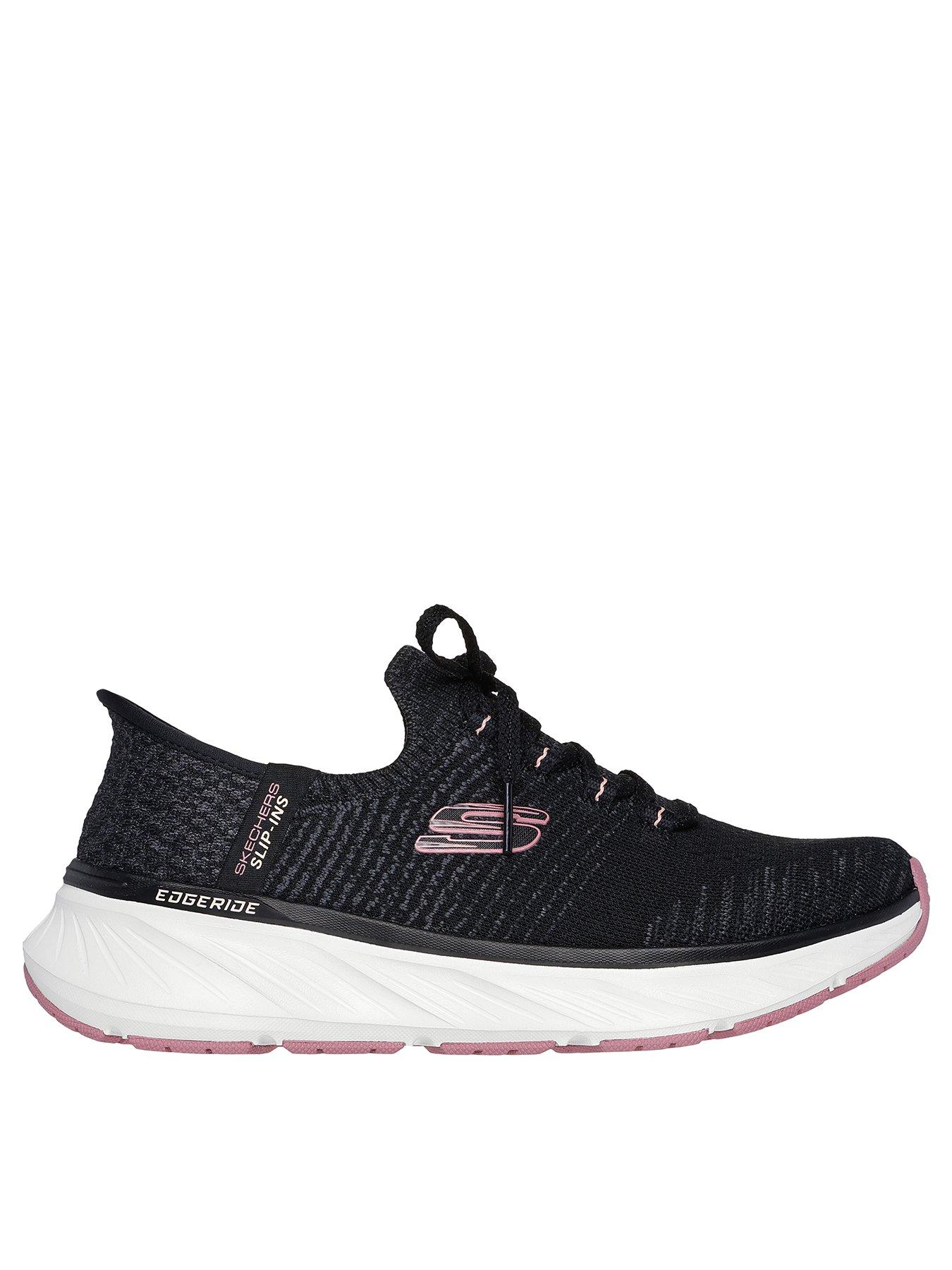 Skechers Rf Opm Stretch Knit Fixed Laced Slip ins W Air cooled Mf Black Very