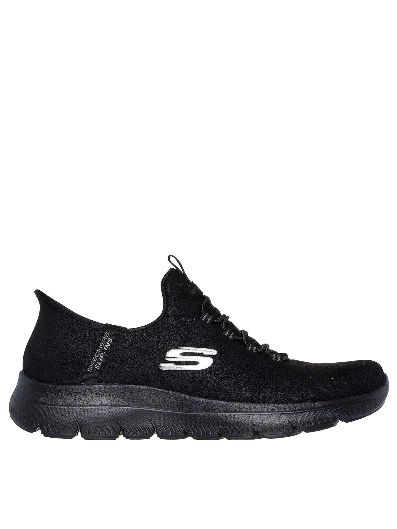 Skechers Summits Sr Athletic Trainers With Hands Free Slip ins Construction Black Very