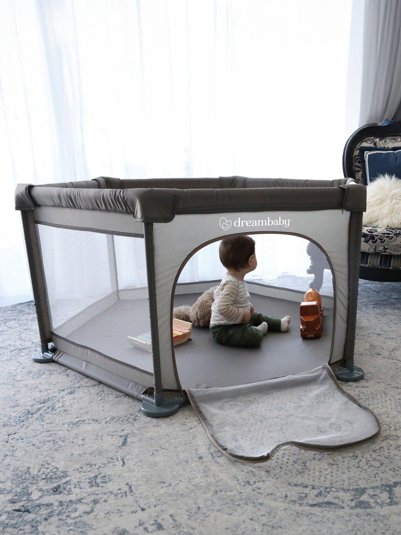 undefined Explore Fabric Playpen - Taupe
