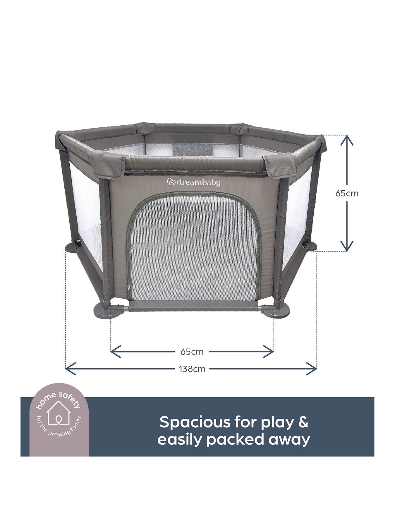 Dreambaby Explore Fabric Playpen Taupe Very