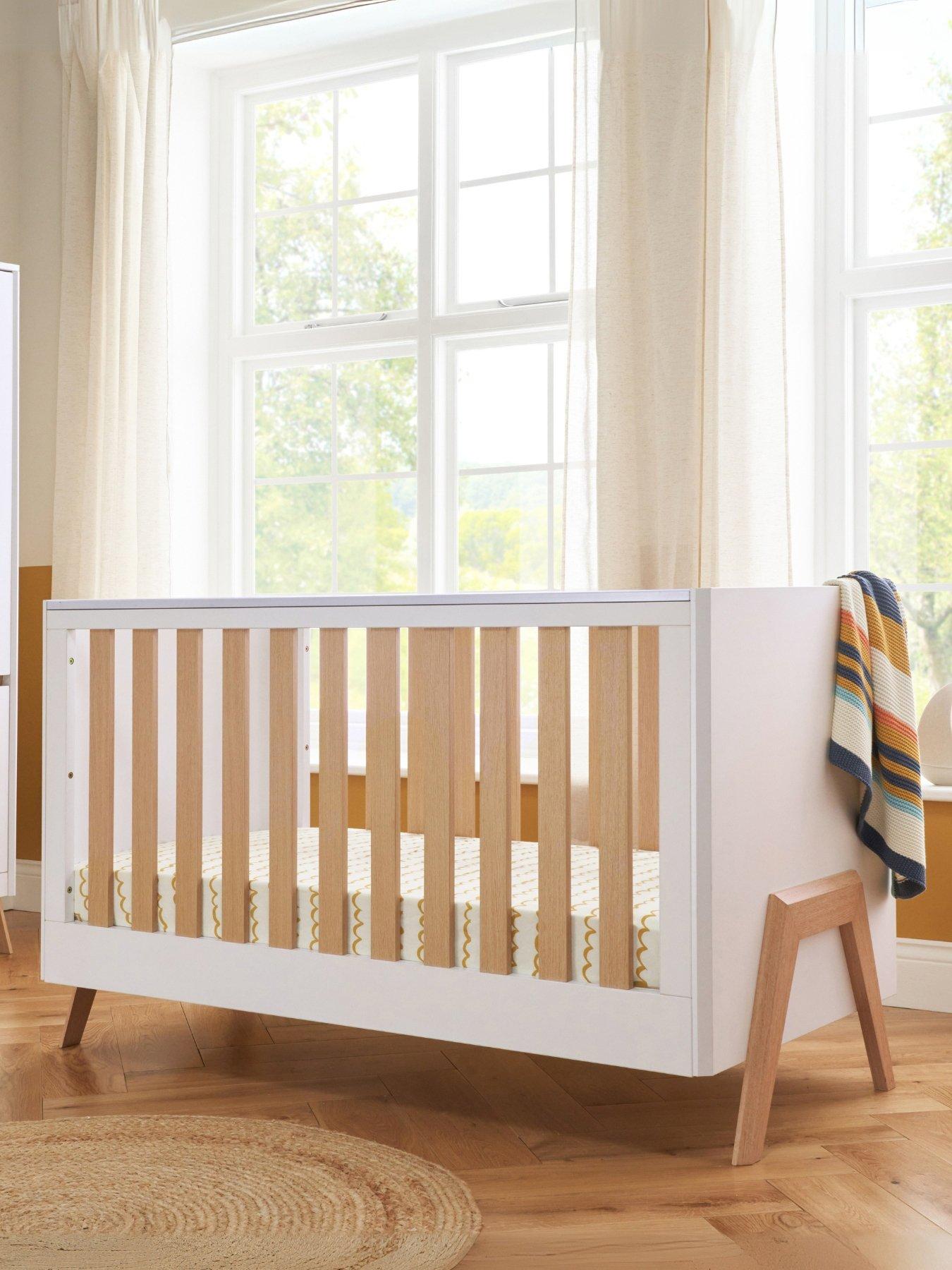 Product photograph of Tutti Bambini Fuori Cot Bed - White Oak from very.co.uk