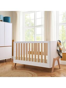Product photograph of Tutti Bambini Fuori Cot Bed - White Oak from very.co.uk