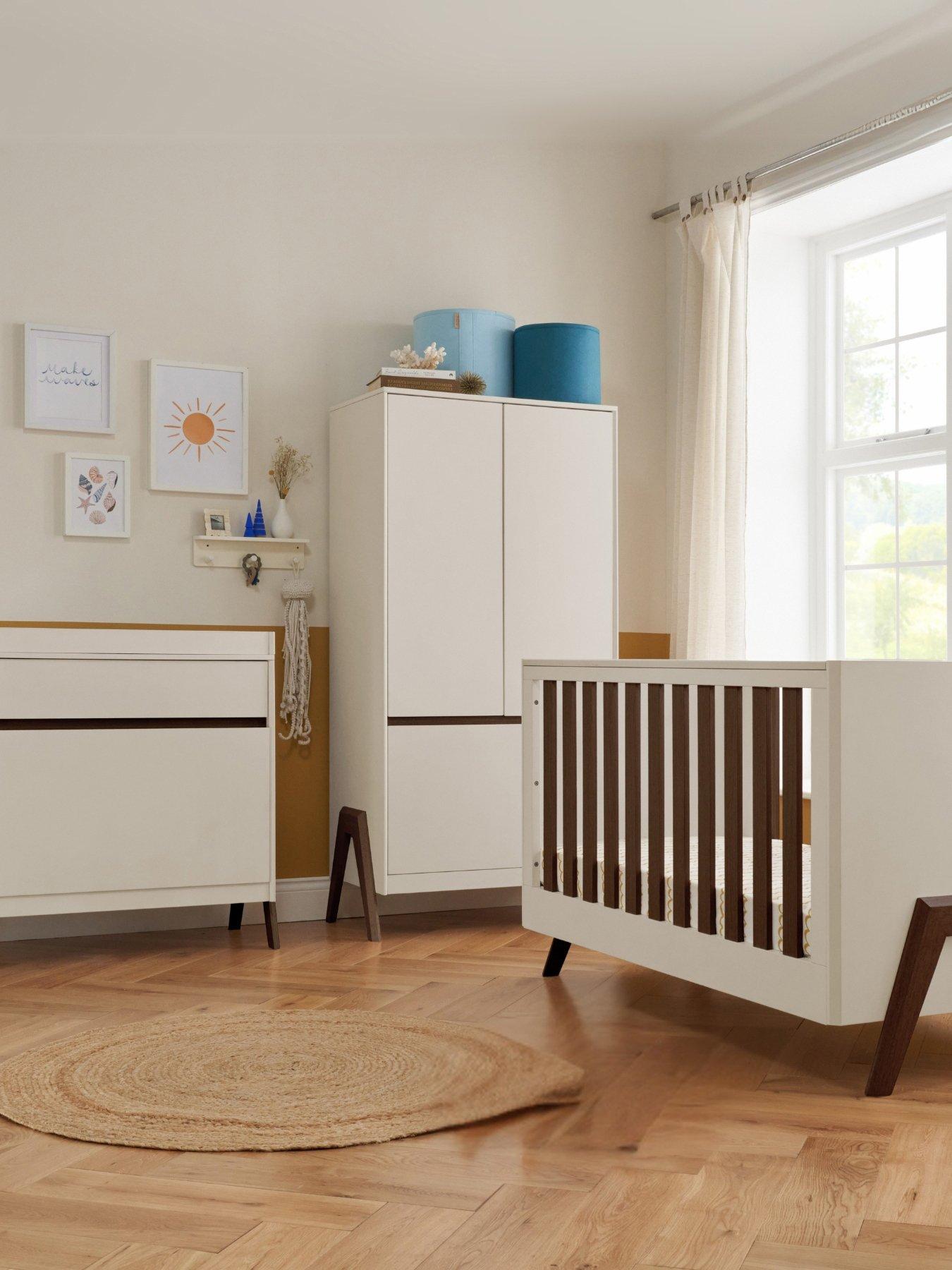 undefined Fuori 3 Piece Furniture Room Set - White Sand/Walnut