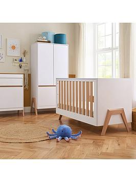 Product photograph of Tutti Bambini Fuori 3 Piece Furniture Room Set - White Oak from very.co.uk