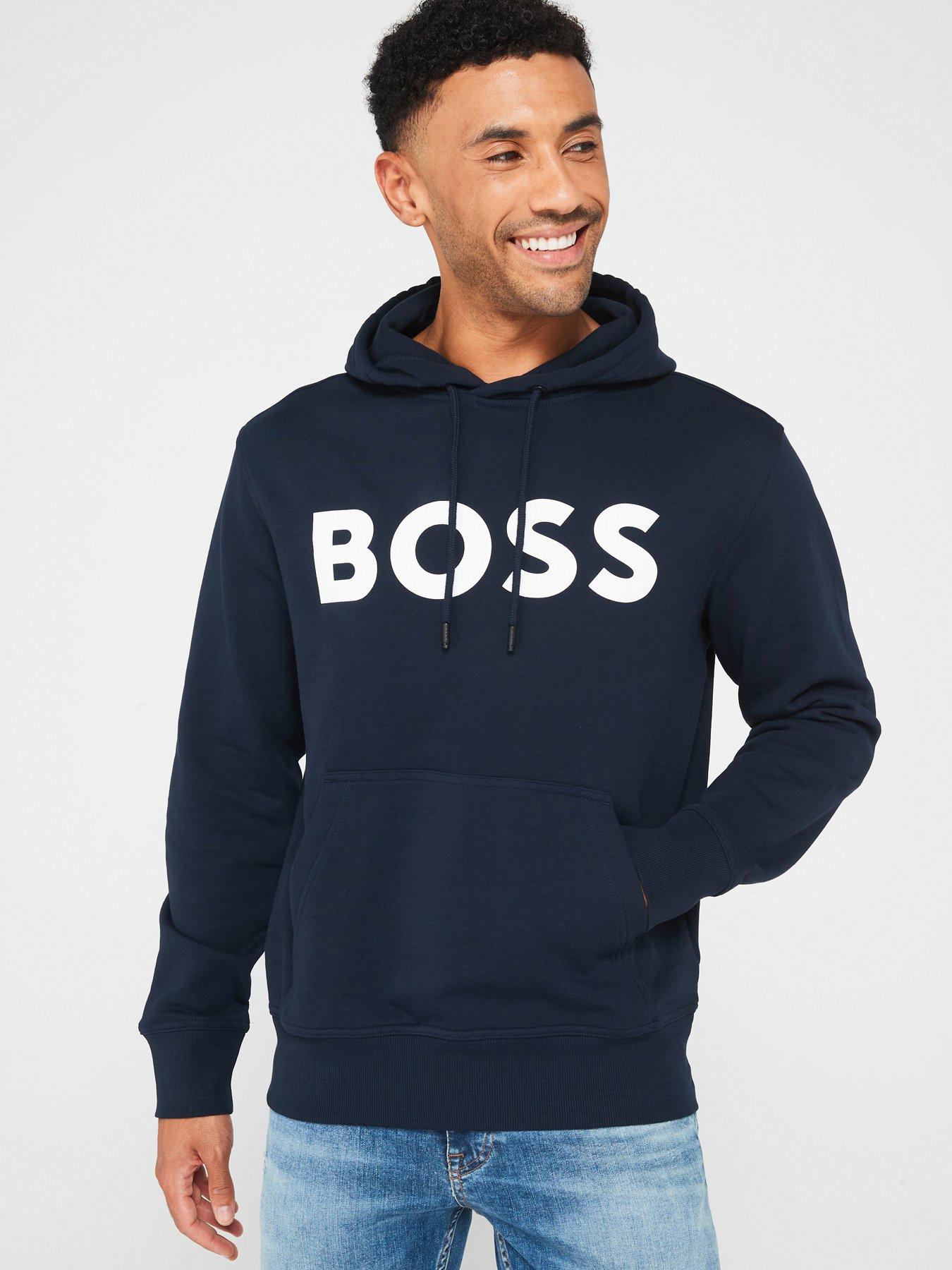 undefined Webasic Logo Overhead Hoodie - Navy