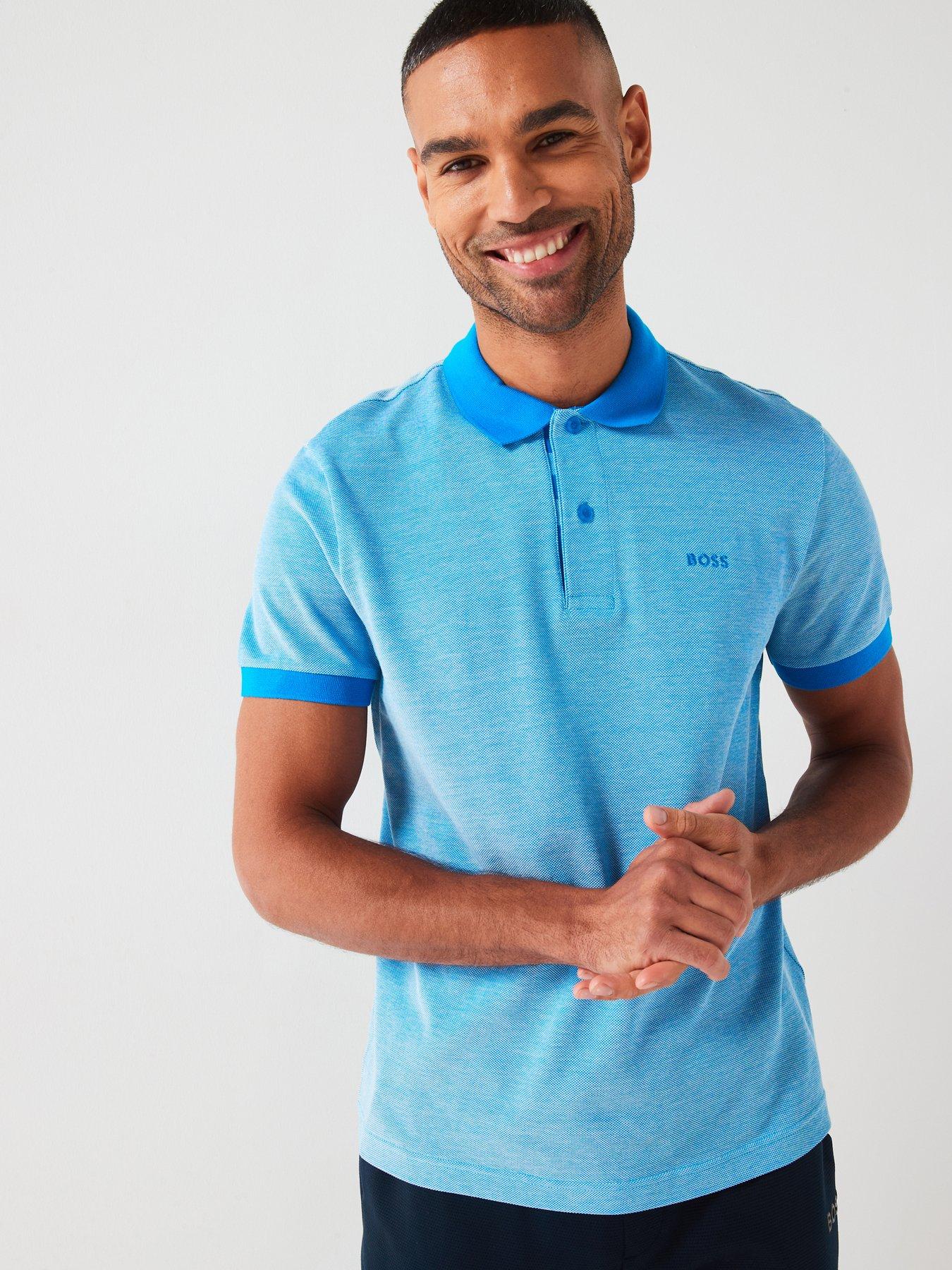 Boss - Man - Blue - T-shirt