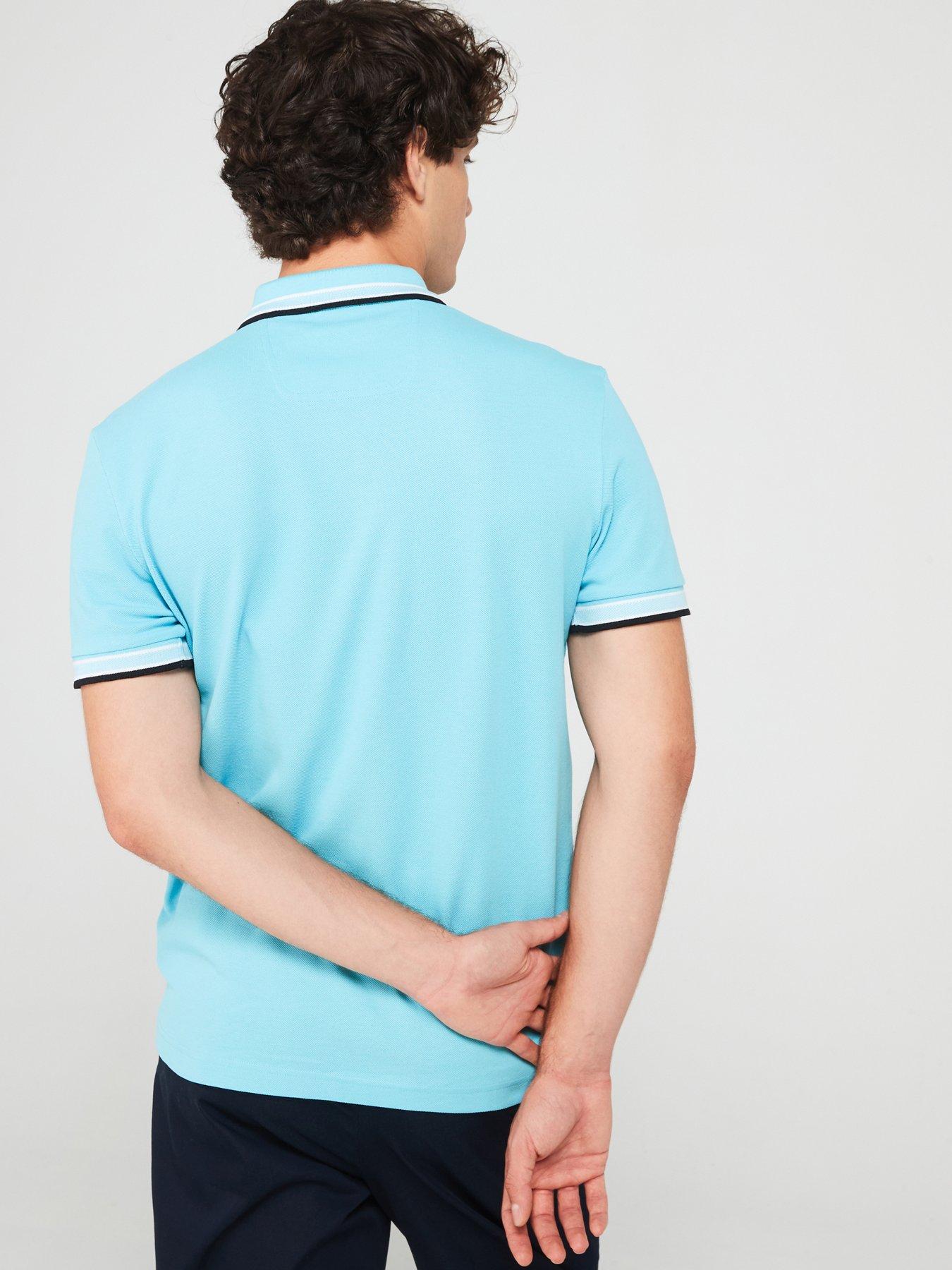 BOSS Paddy Regular Fit Tipping Polo Shirt | Very.co.uk