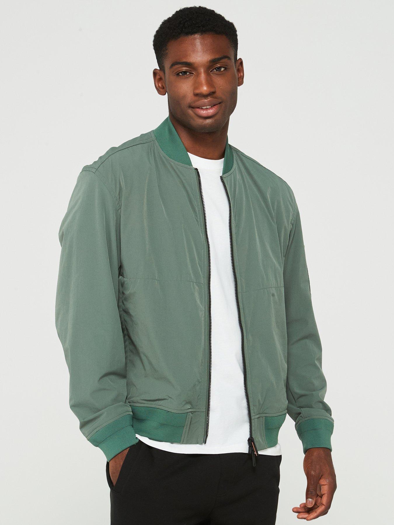 Ma1 green bomber jacket best sale