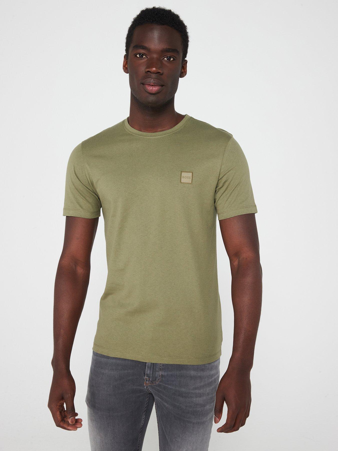 BOSS Tales Relaxed Fit T shirt Khaki Very