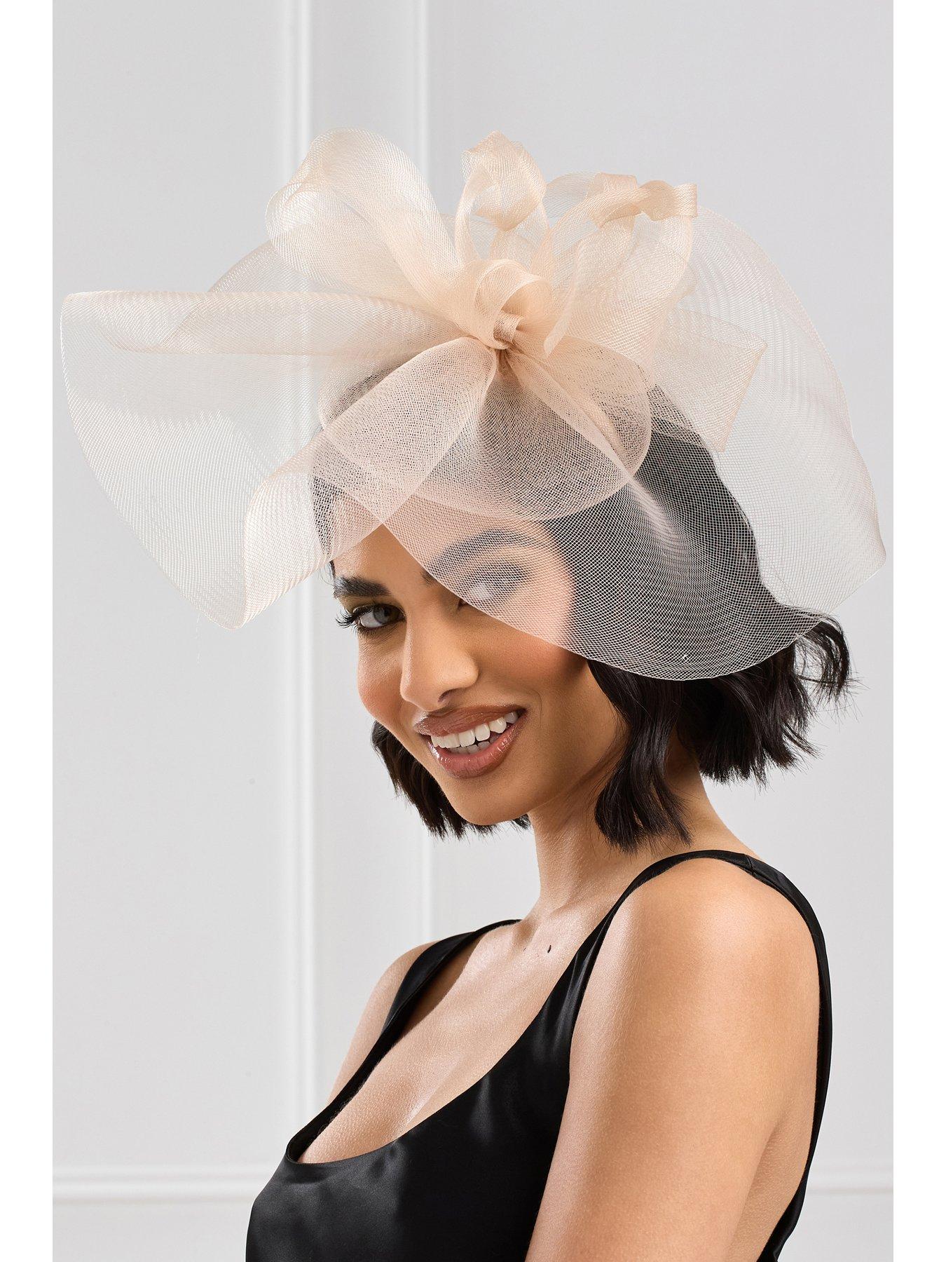 Image 2 of 3 of Jon Richard Nude Hat Fascinator