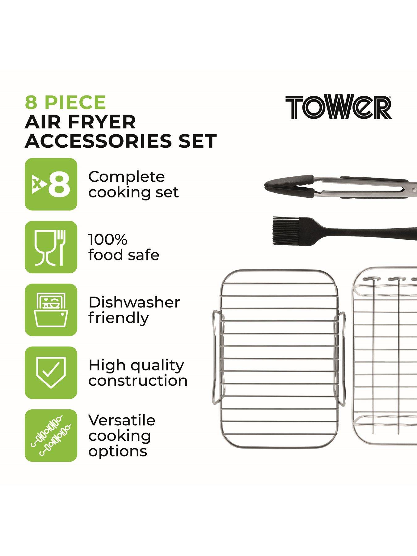 Tower 8-Piece Air Fryer Accessory Set | Very