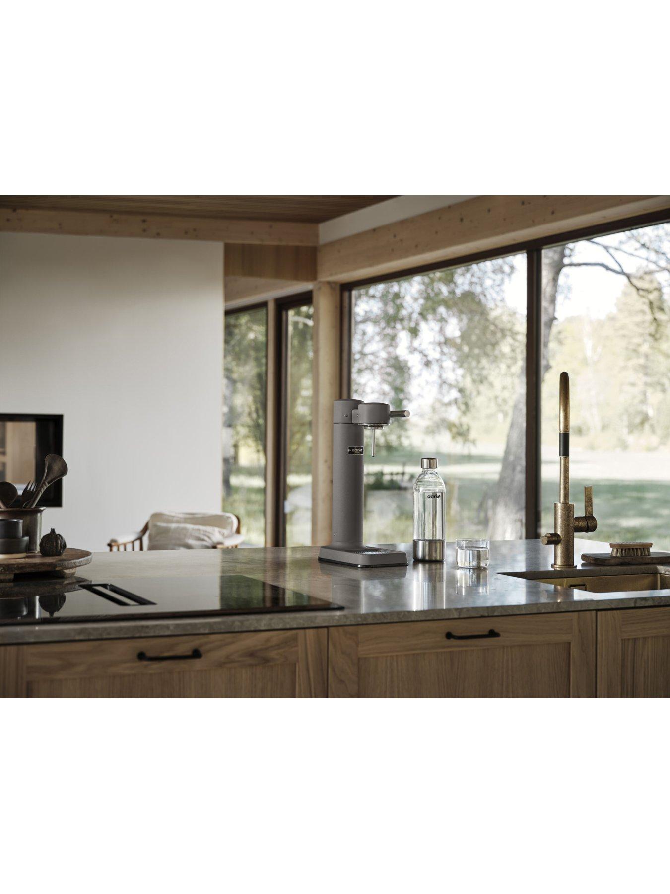 Image 7 of 7 of Aarke Carbonator 3 Matte White Sparkling Water Maker &amp; Co2 Gas Cylinder