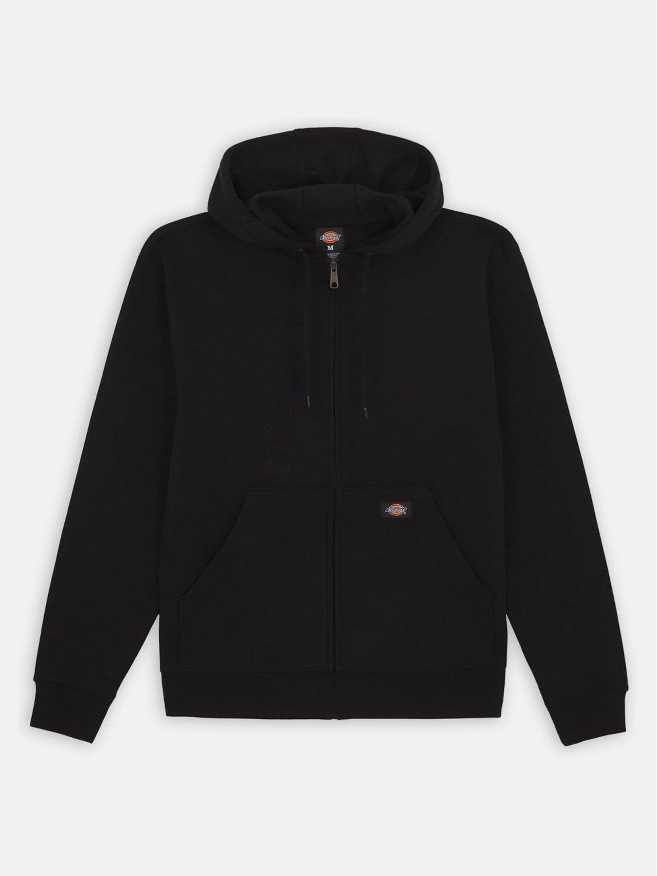 Mens Everyday Fleece Zip Hoodie Black