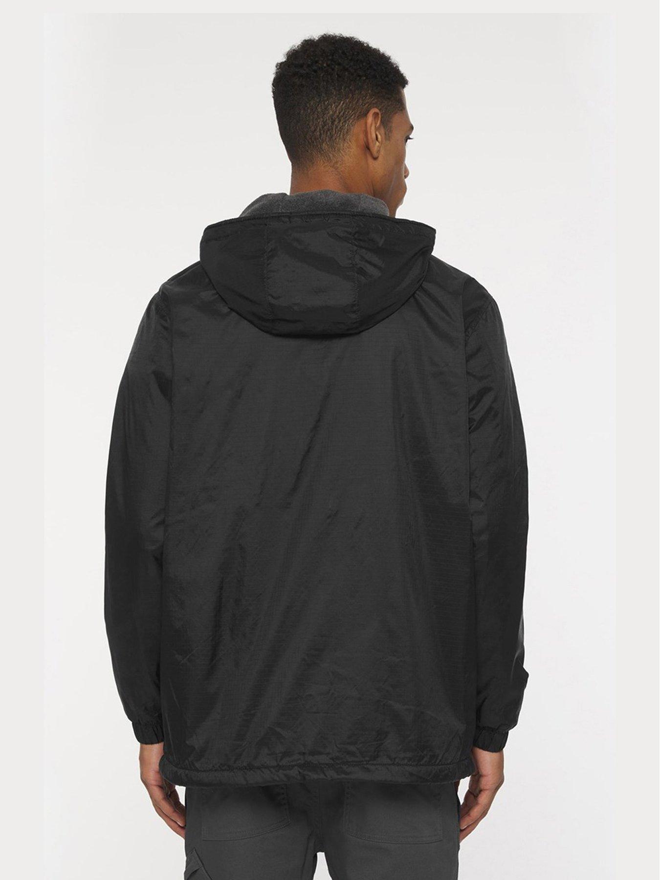 Mens lined hooded jacket sale