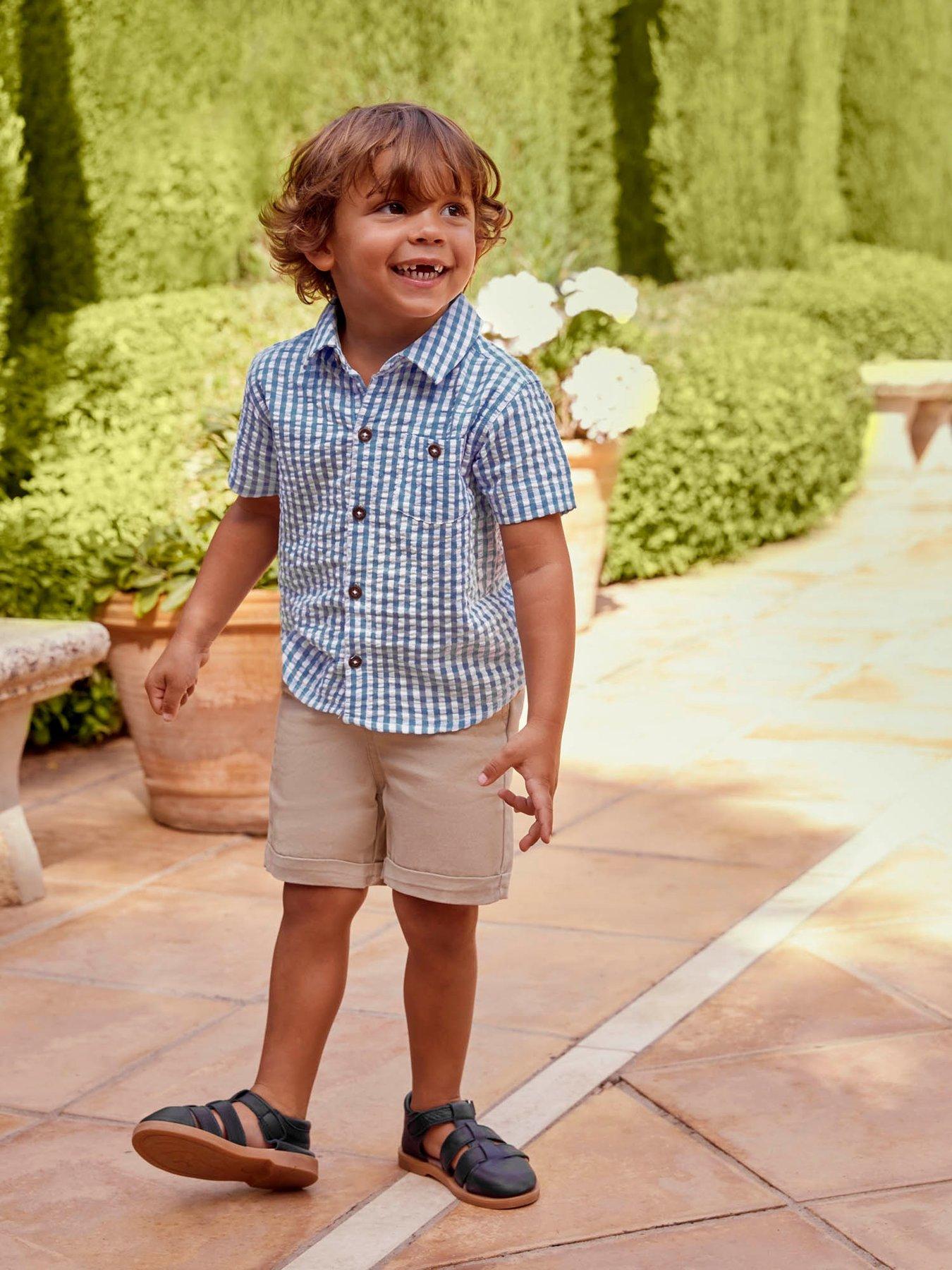 Boys Twill Chino Shorts Beige