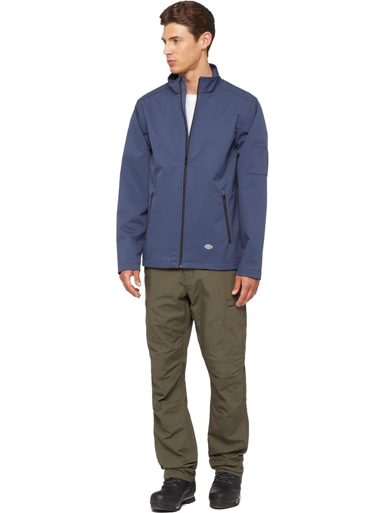 Image 1 of 3 of Dickies Mens Everyday Softshell Jacket - Blue