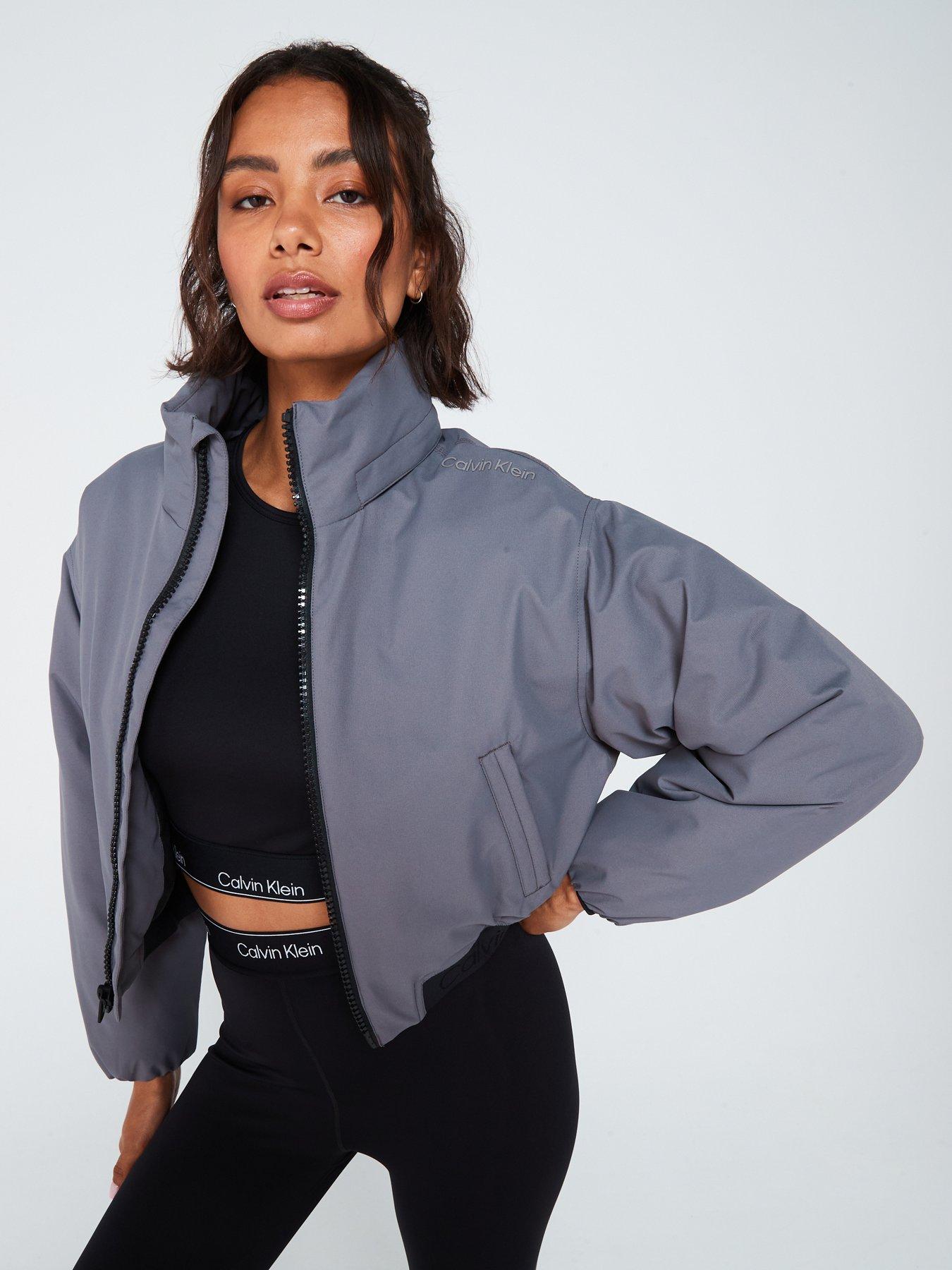 Grey calvin klein jacket best sale