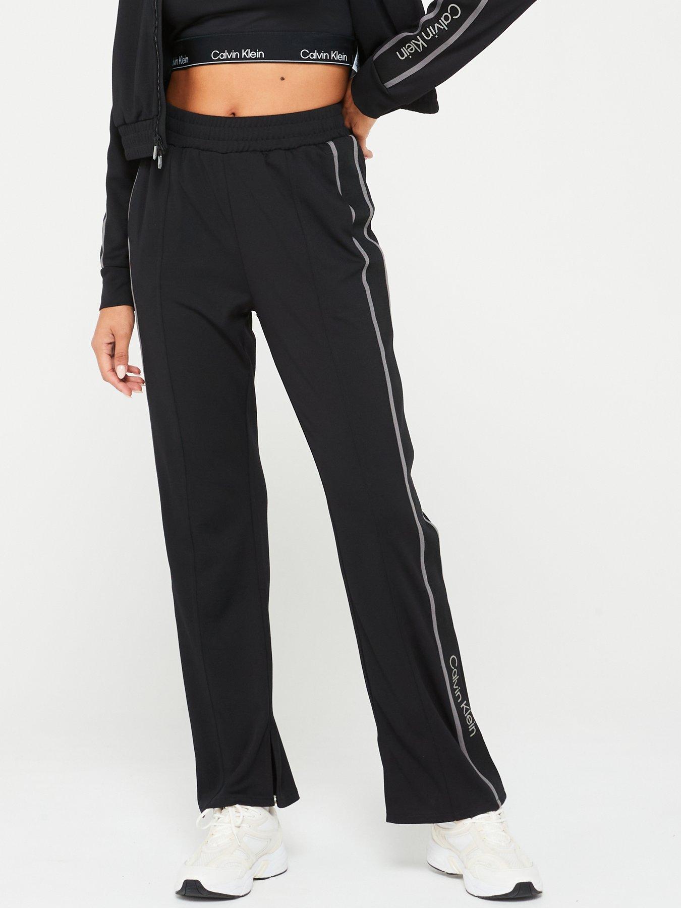 Calvin Klein Sport Wide Leg Trouser - Black