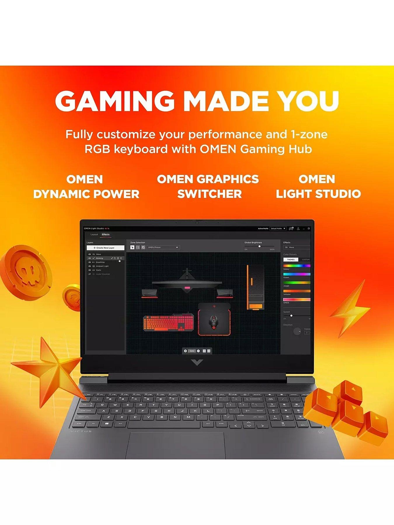 Image 6 of 8 of HP Victus 16-r0007na Laptop - 16.1in FHD 144Hz,&nbsp;RTX 3050, Intel Core i5, 16GB RAM, 512GB SSD